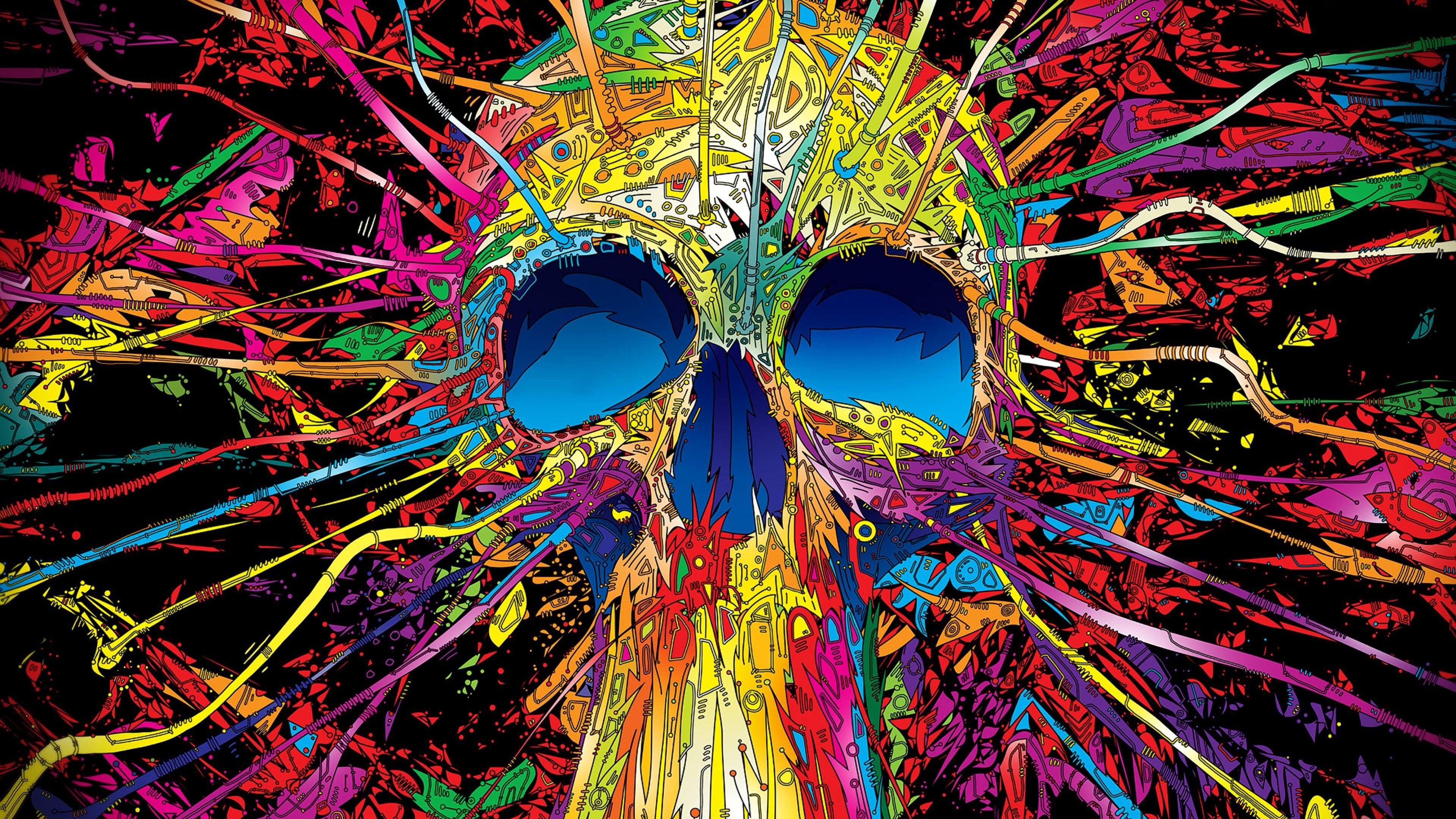 3840x2160 Psychedelic Wallpaper HD Free Download