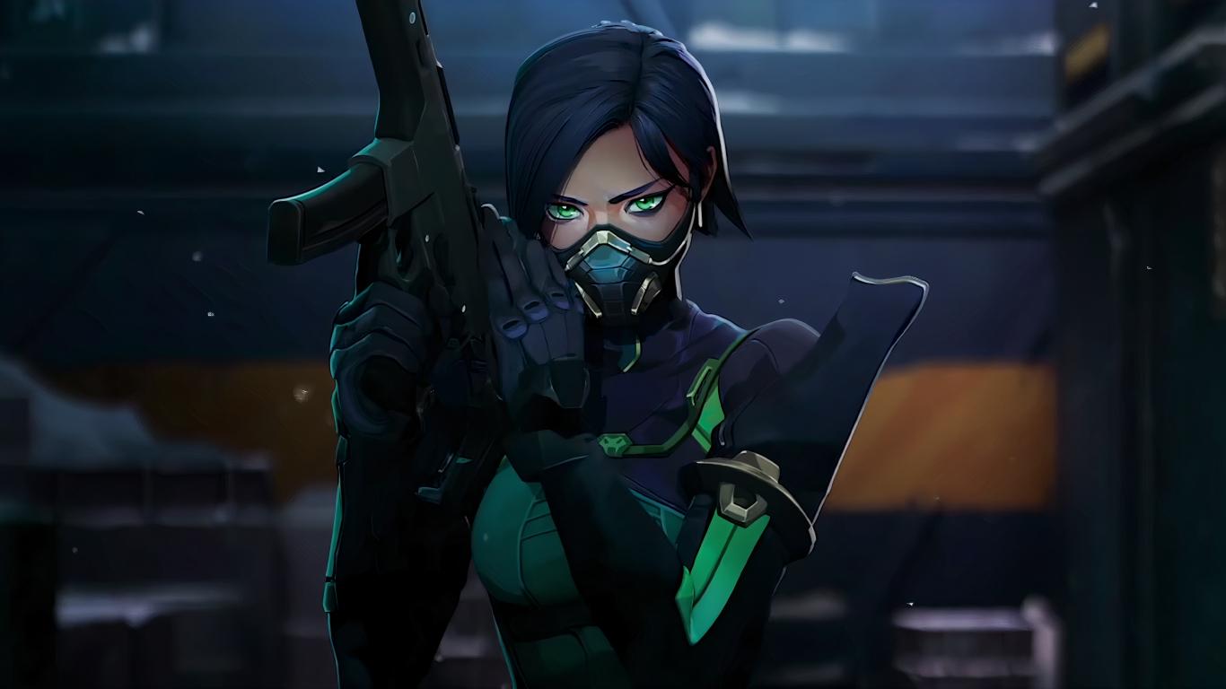 1366x768 Valorant Game Viper Cinematic Art Wallpaper Background For Your XFCE Desktop