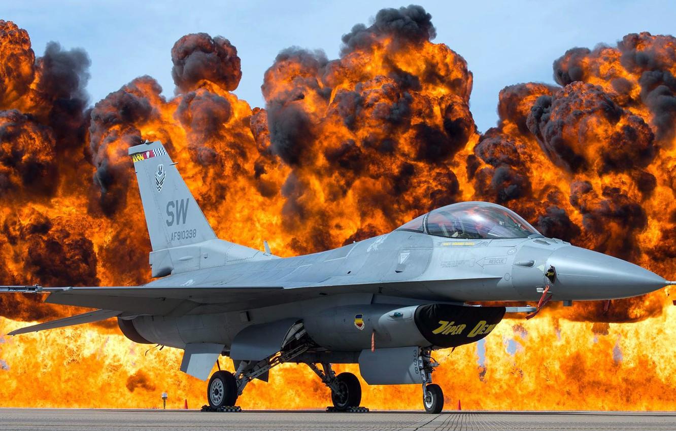 1332x850 Wallpaper F- Fighting Falcon, UNITED STATES AIR FORCE, General Dynamics, light fighter of the fourth generation, American multifunction image for desktop, section авиация