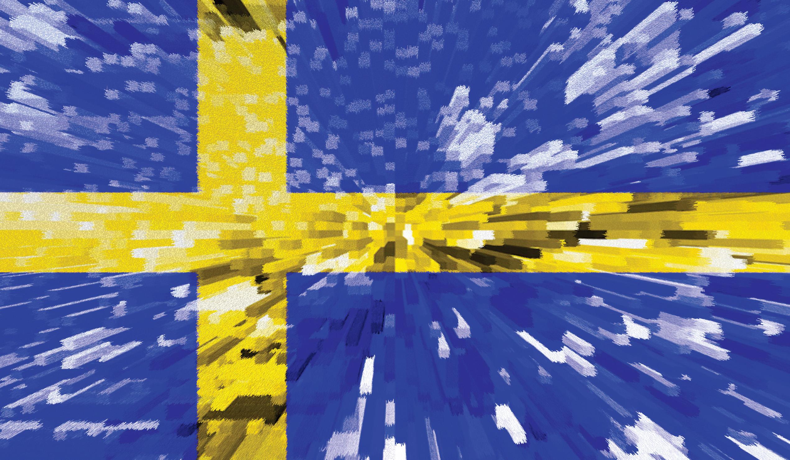 2540x1482 Swedish Flag By Dr Pen
