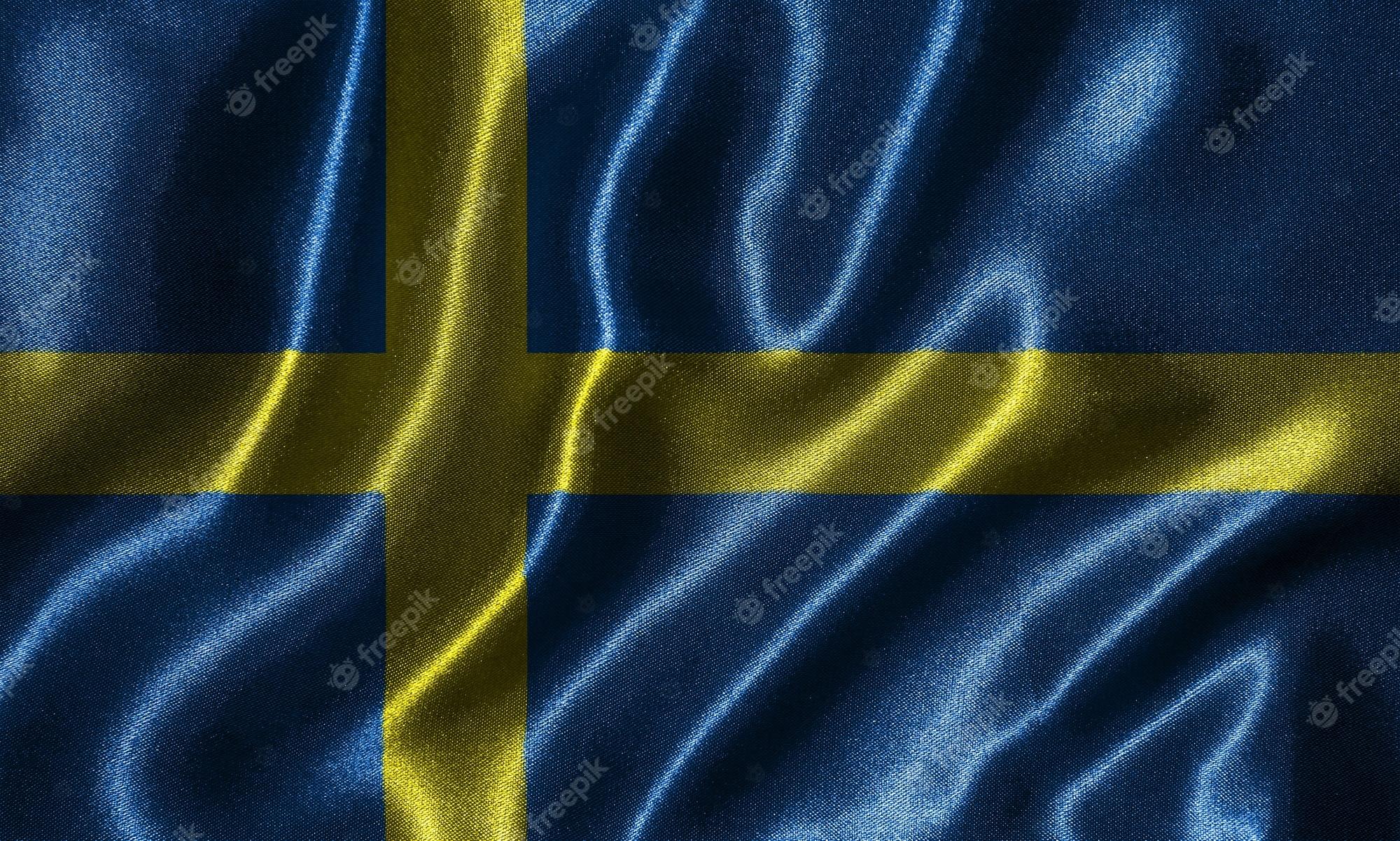 2000x1202 Premium Photo. Wallpaper by sweden flag and waving flag