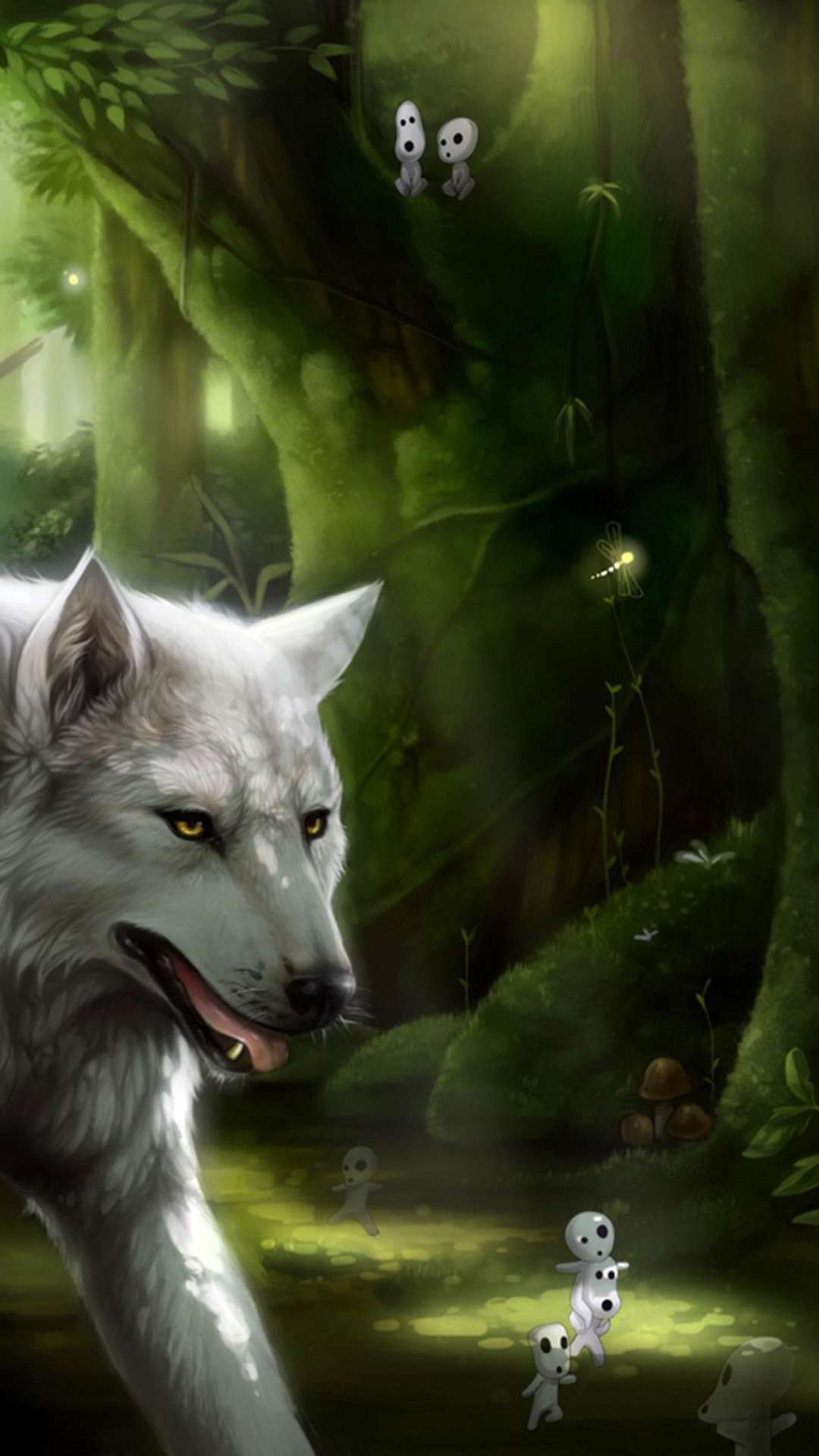 1080x1920 Princess Mononoke Wallpaper for iPhone and Android