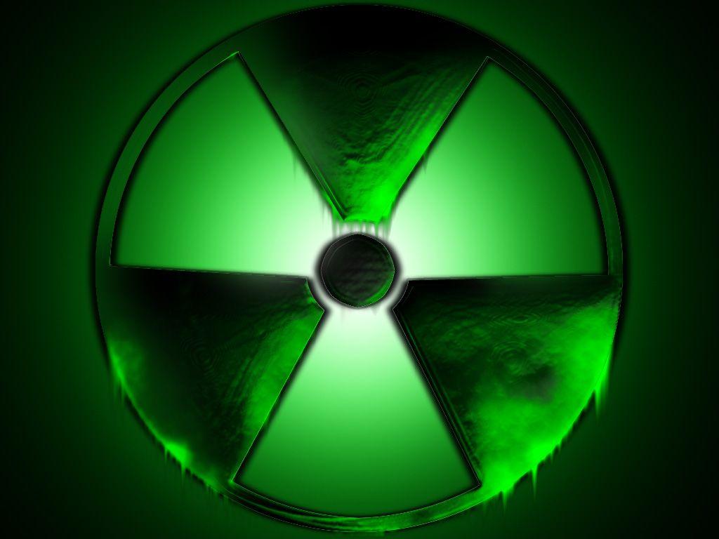 1024x768 Cool Radioactive Logo
