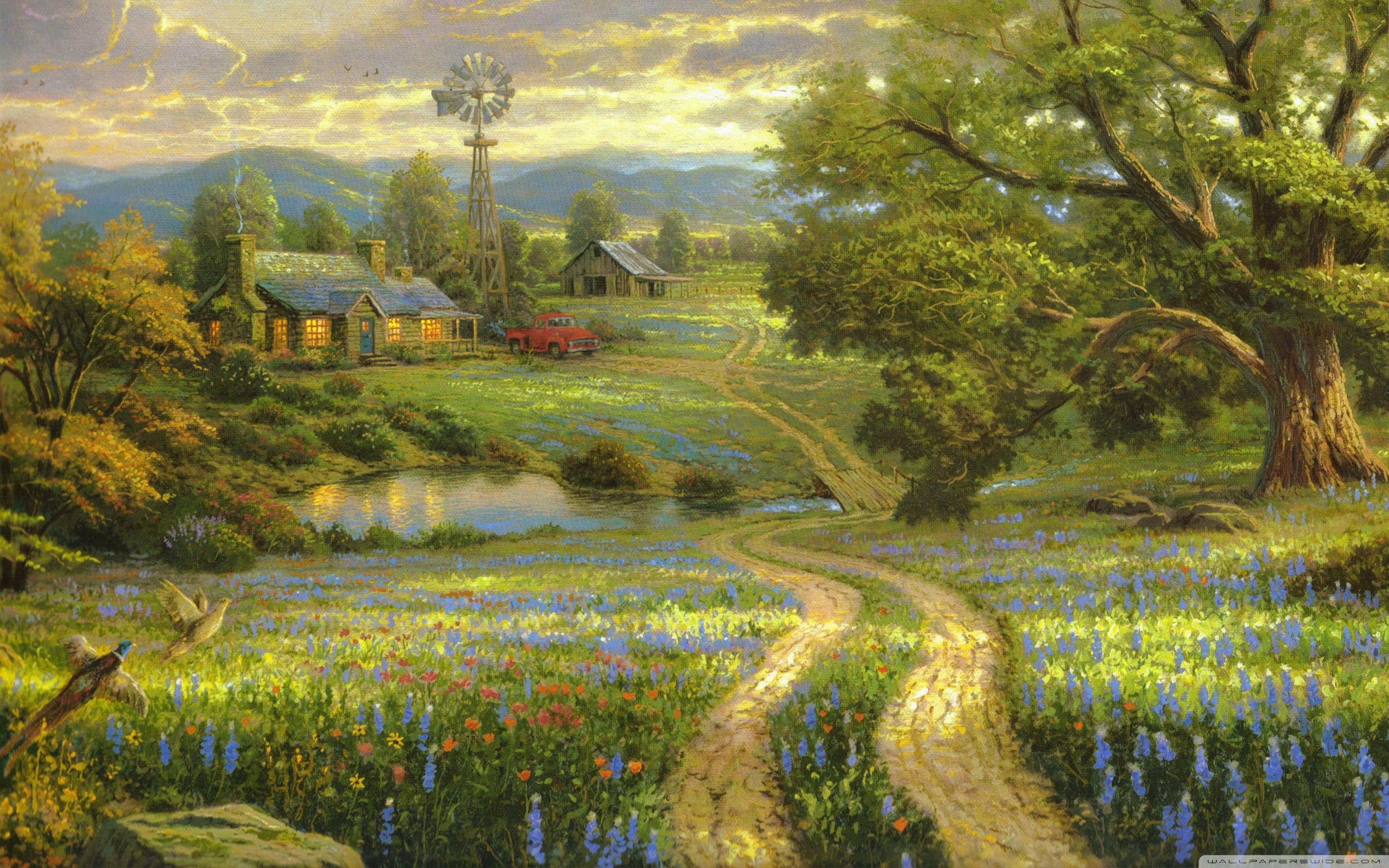 2880x1800 Thomas Kinkade Computer Wallpaper
