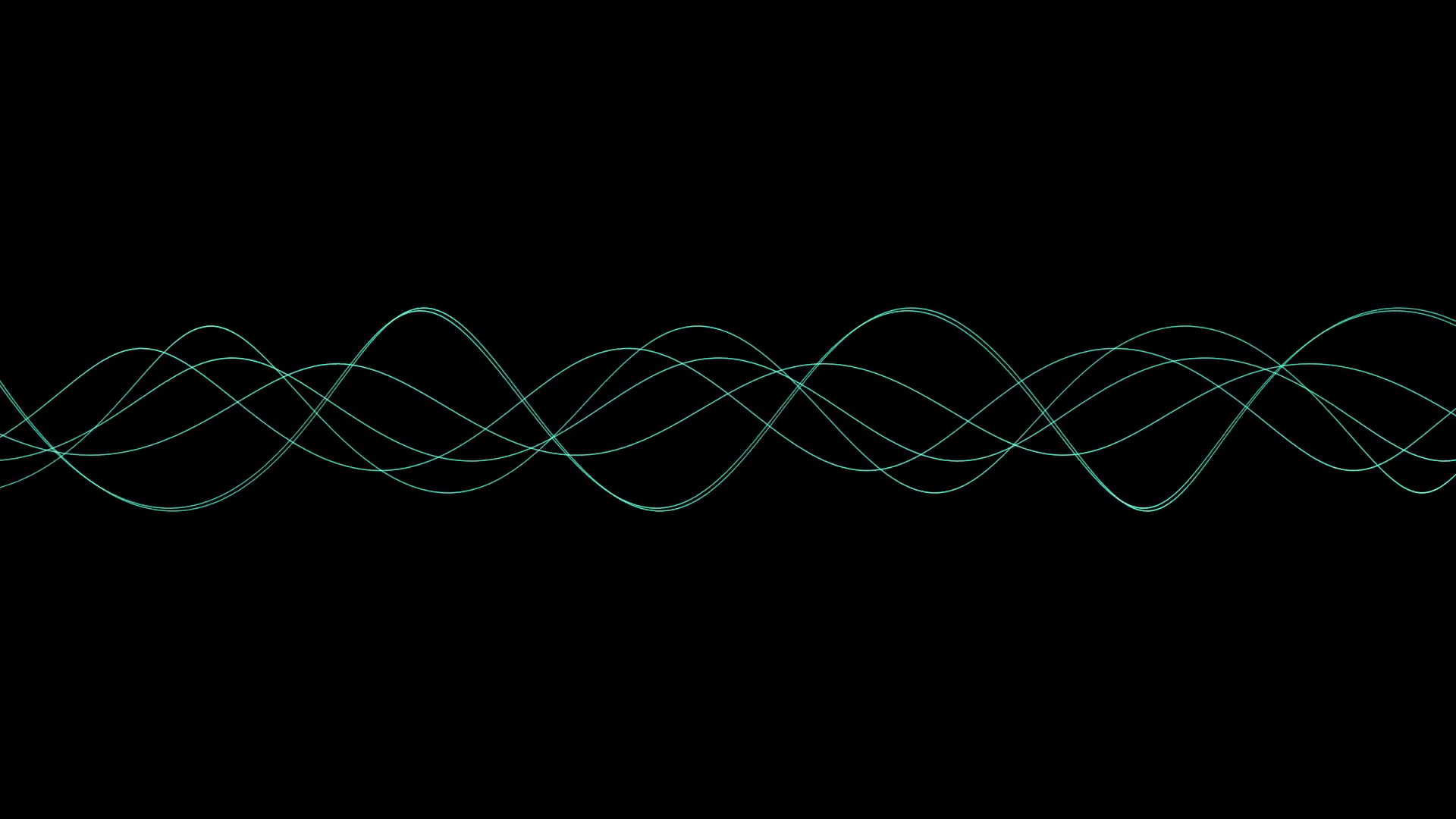 1920x1080 Wallpaper / black background, digital art, minimalism, waves, sound, radar, abstract free download