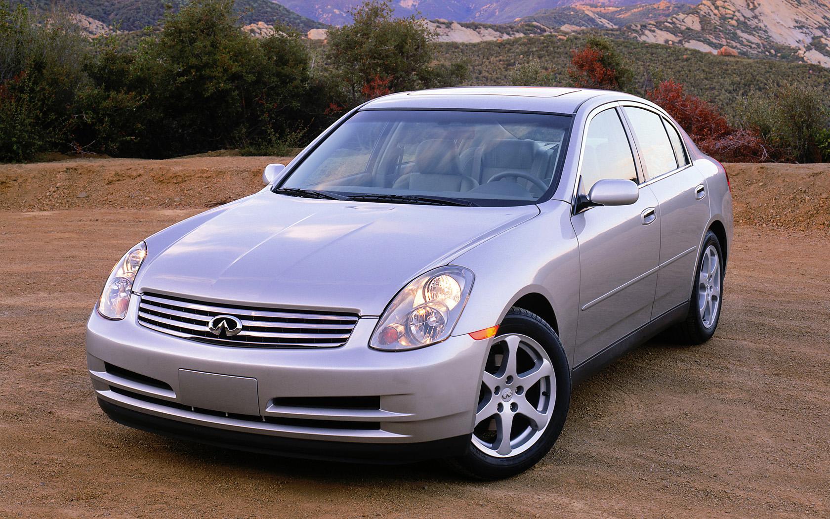 1680x1050 2004 Infiniti G35 Sedan Widescreen Wallpaper / Desktop Background Picture