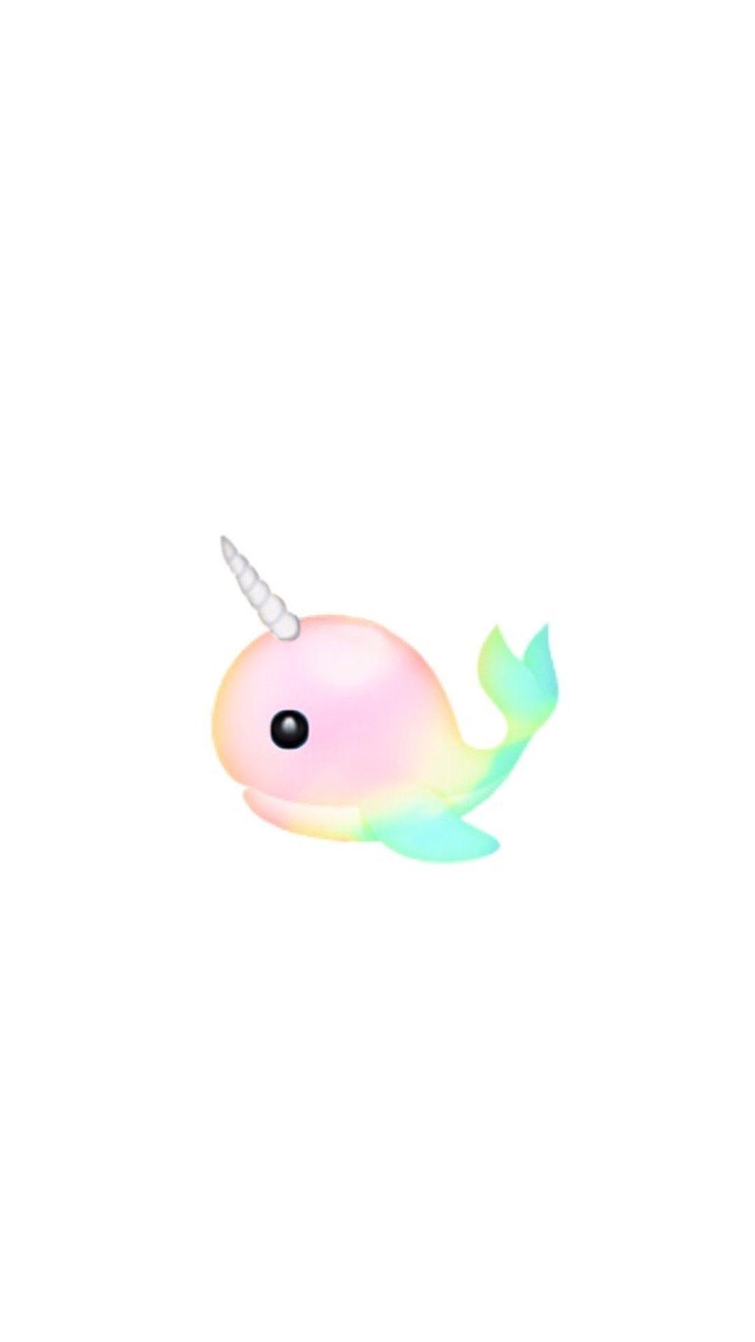 1080x1920 Kawaii Cartoon Narwhal Wallpaper