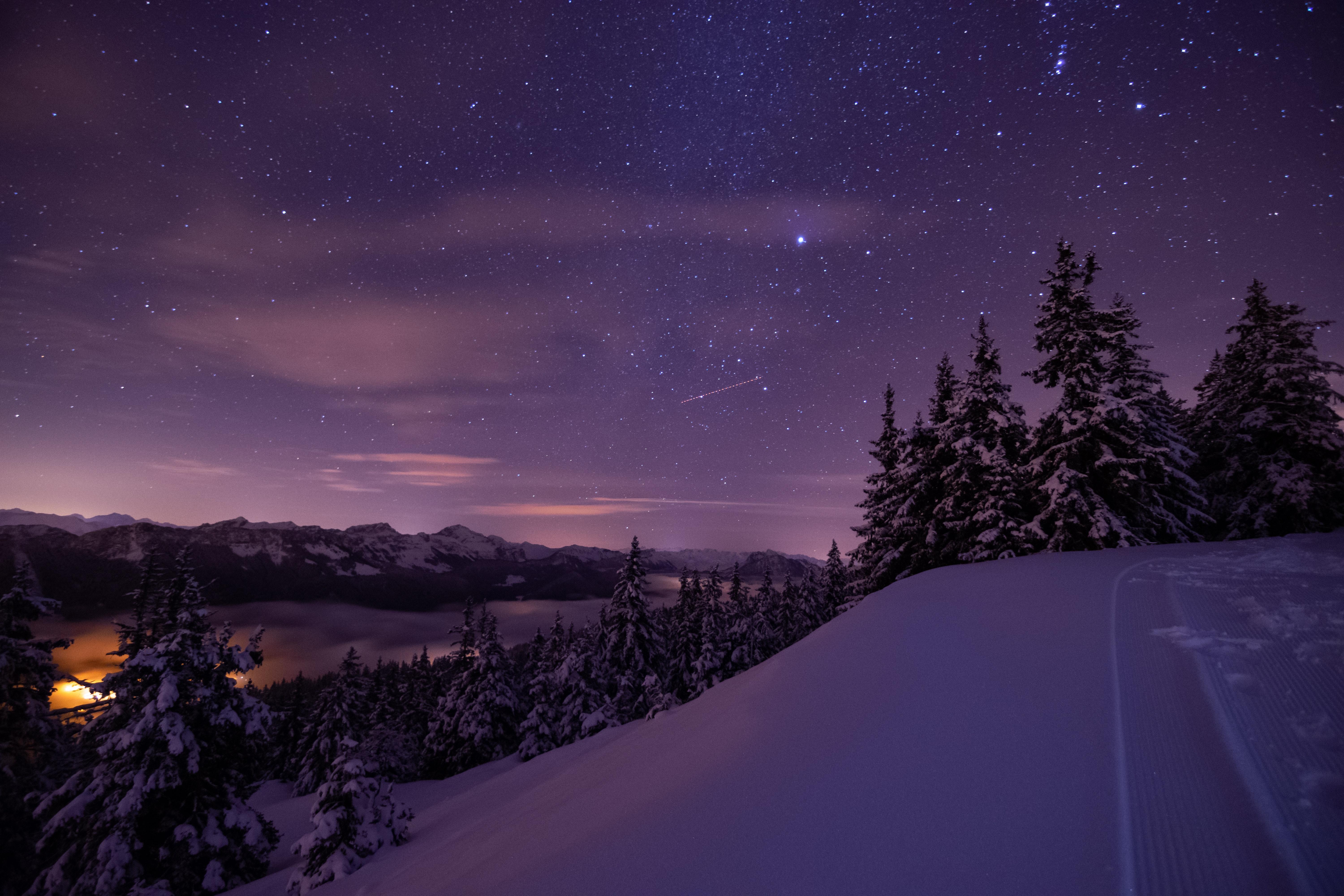 6000x4000 Winter Night Photo, Download The BEST Free Winter Night & HD Image