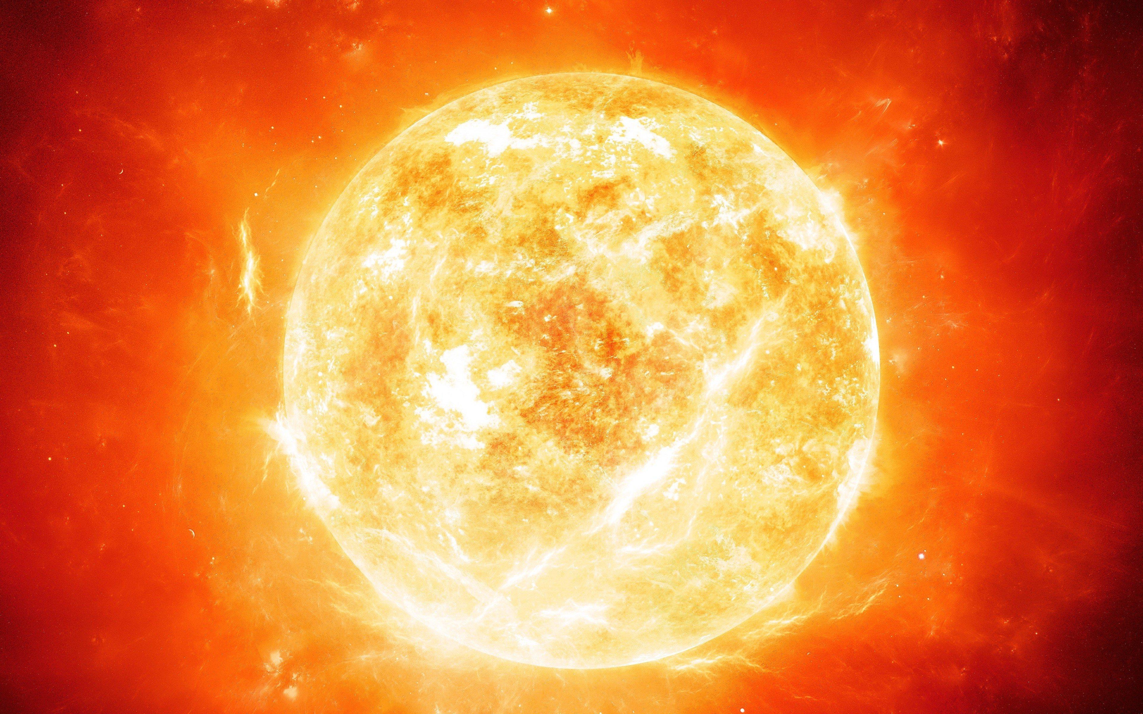 3840x2400 space art, Space, Sun HD Wallpaper / Desktop and Mobile Image & Photo