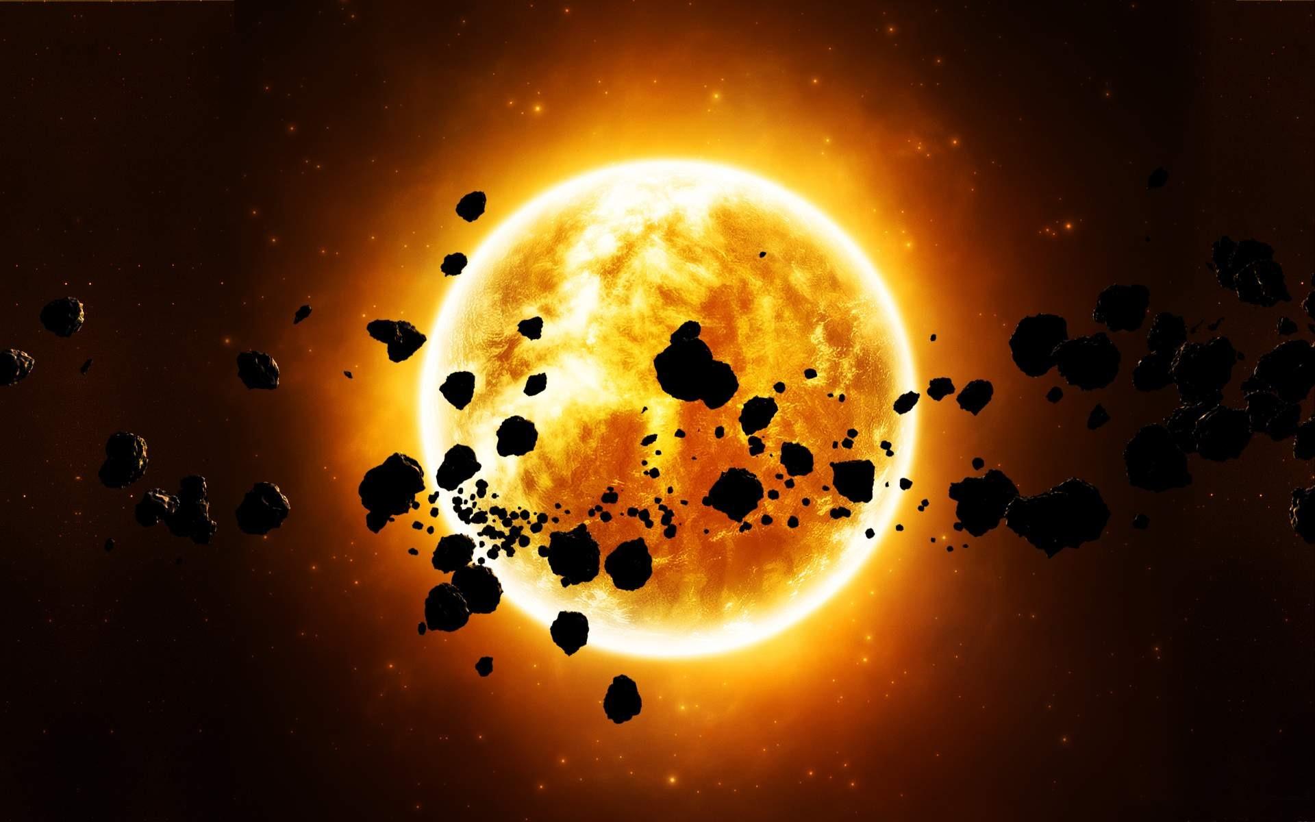 1920x1200 Sun Universe Space HD Desktop Wallpaper