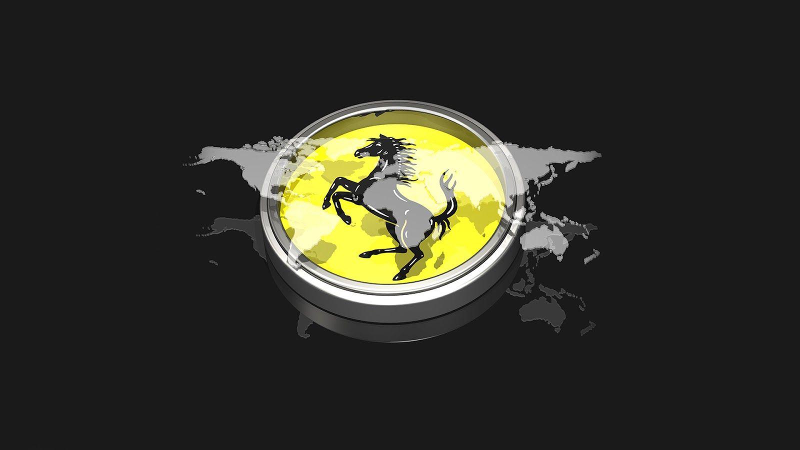 1600x900 Desktop Image of Ferrari Logo. Ferrari Logo Wallpaper