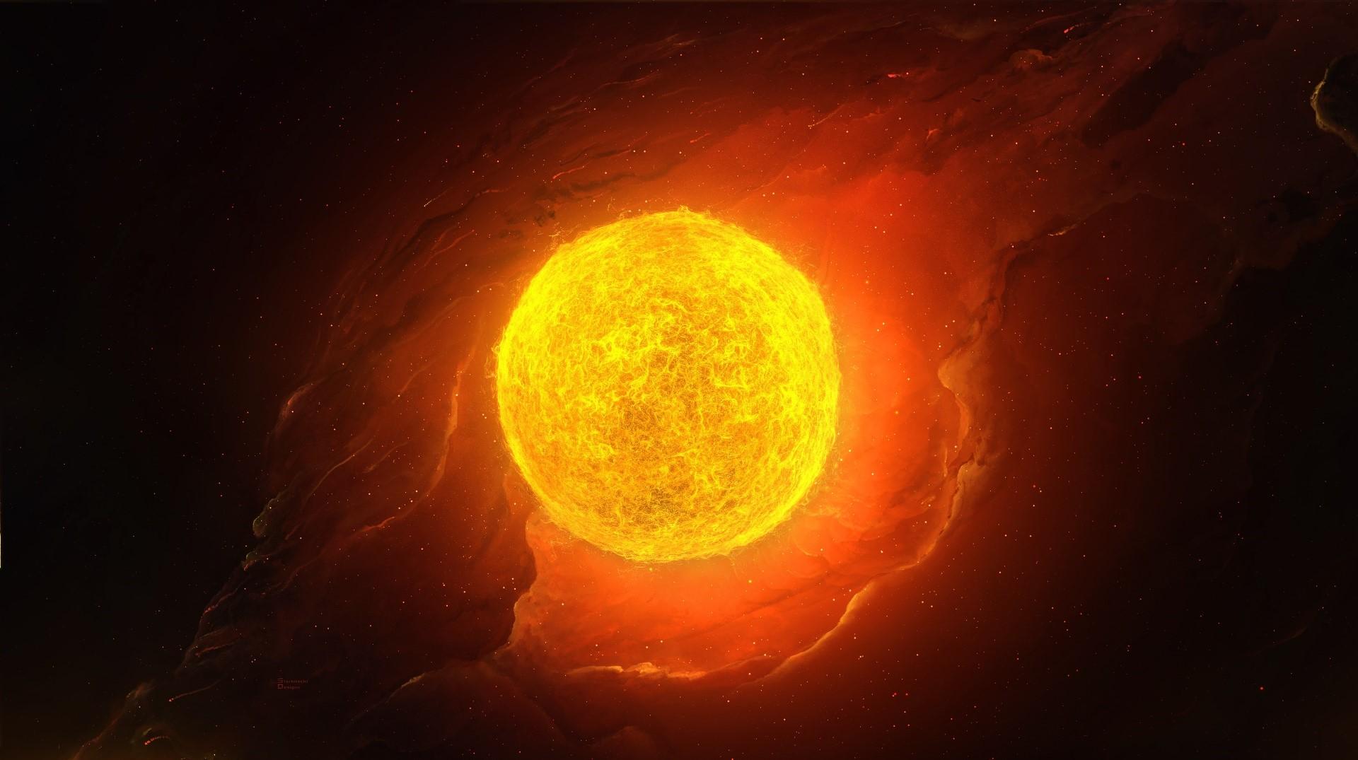 1920x1075 space, Sun, digital art, space art Gallery HD Wallpaper