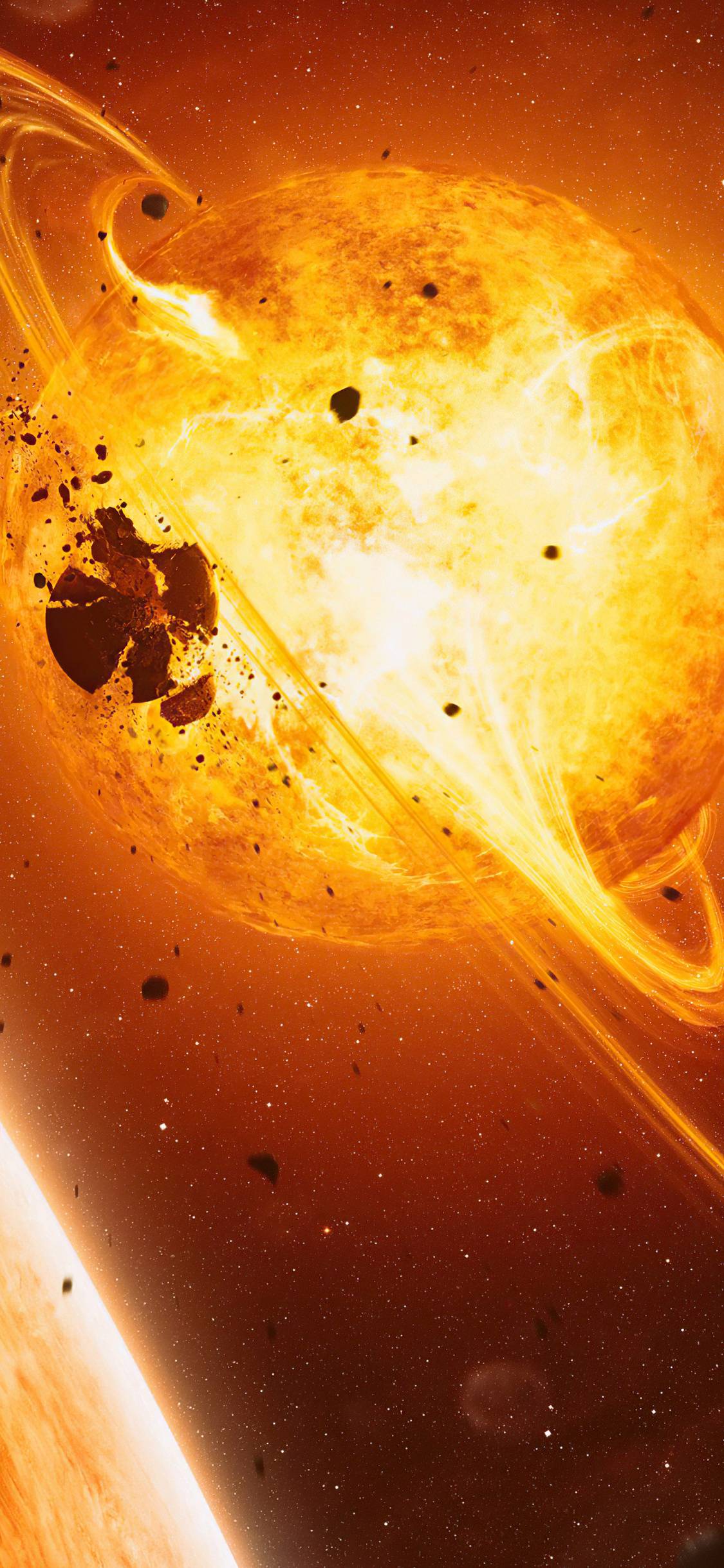 1125x2436 Stars Space Sun 5k iPhone XS, iPhone iPhone X HD 4k Wallpaper, Image, Background, Photo and Picture
