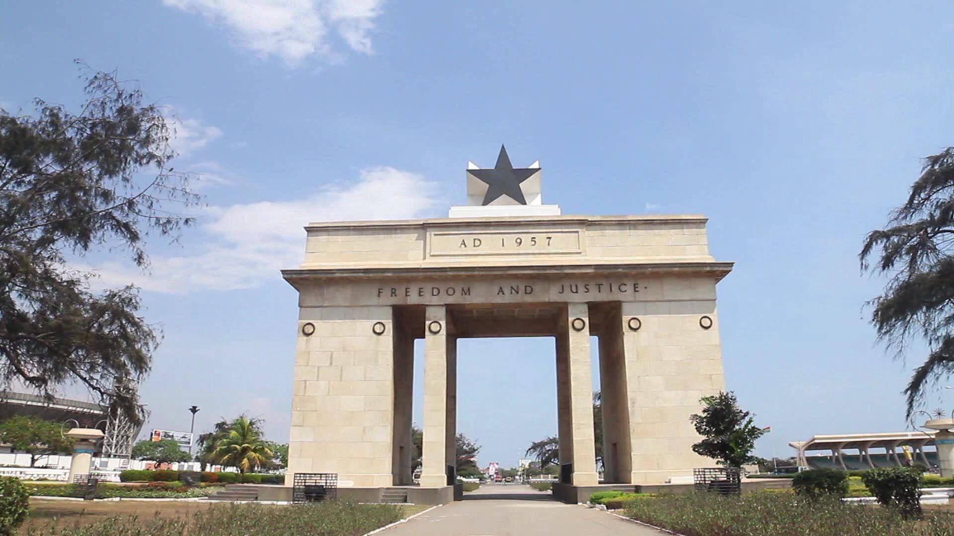 1920x1080 Download Ghana Independence Arch Wallpaper