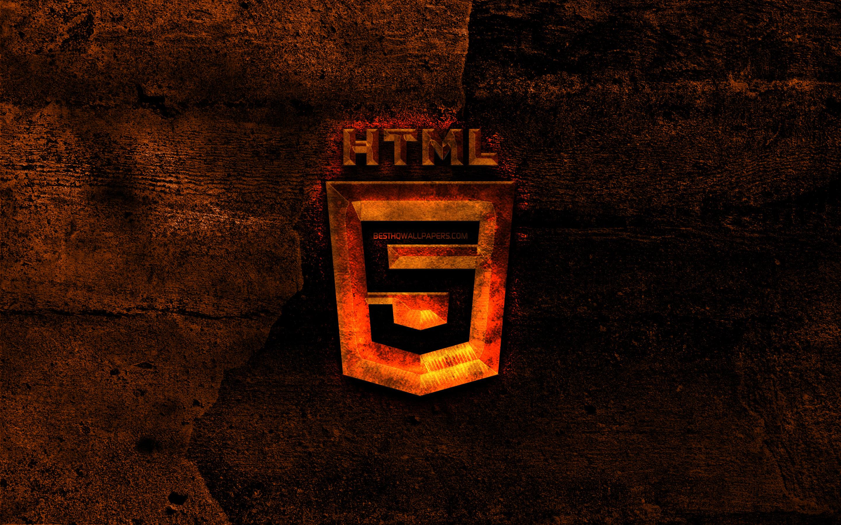 HTML Logo Wallpapers - Top Free HTML Logo Backgrounds - WallpaperAccess