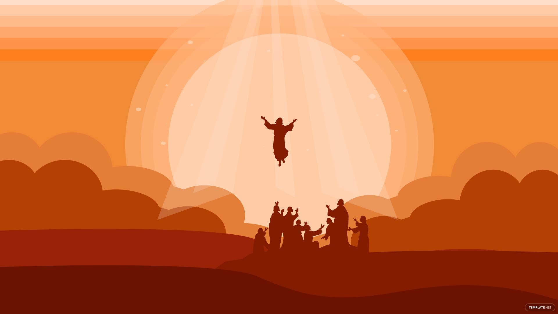 1920x1080 Ascension Day Wallpaper Background, Illustrator, JPG, PSD, PNG, PDF, SVG