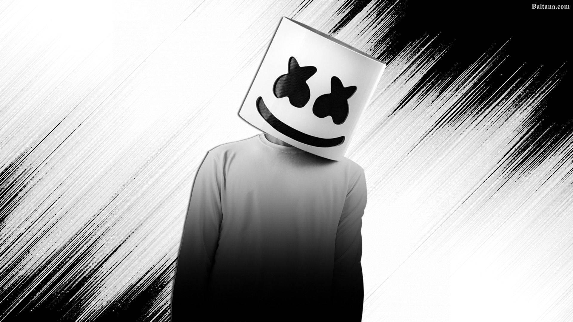 1920x1080 Download Contrast Art Marshmello Wallpaper