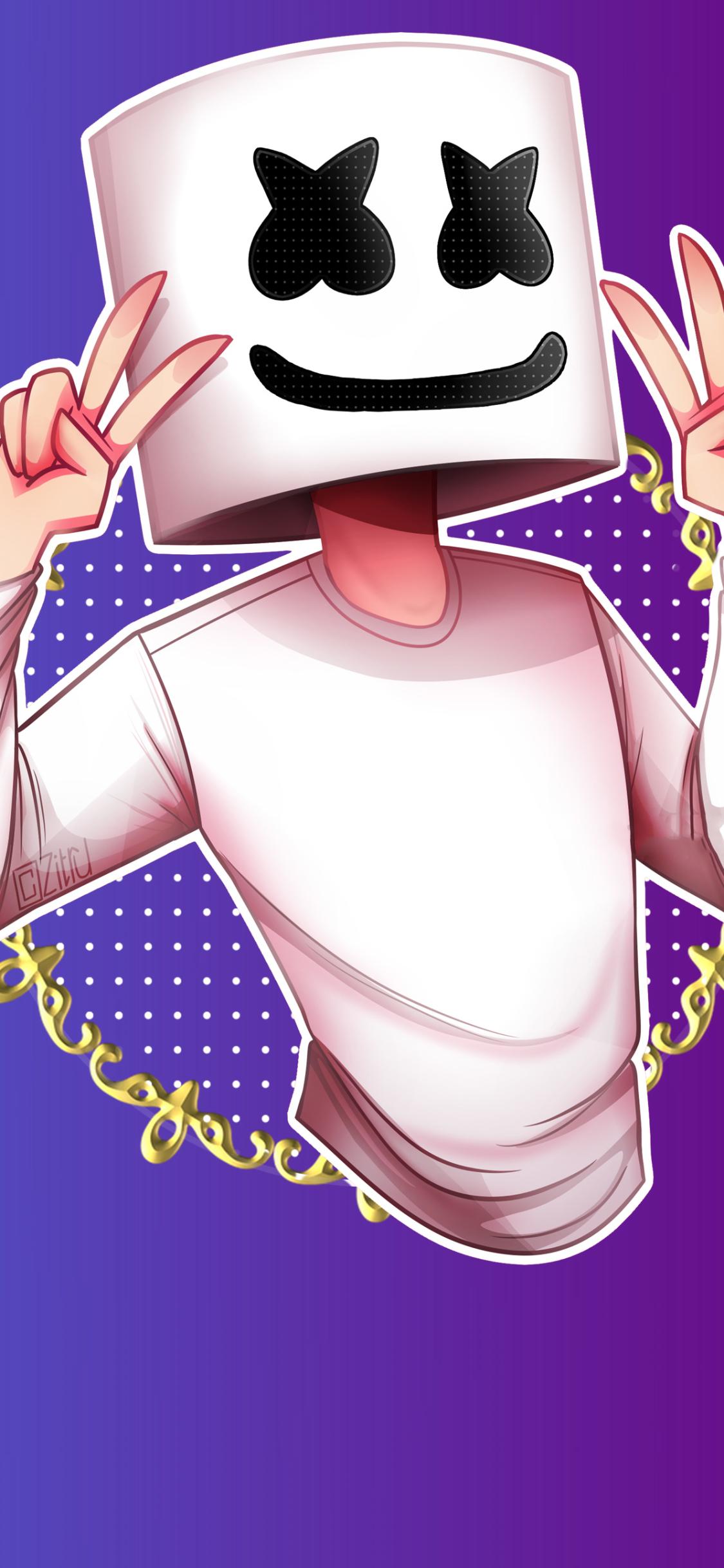 1125x2436 Download Marshmello (Dj) wallpaper for mobile phone, free Marshmello (Dj) HD picture