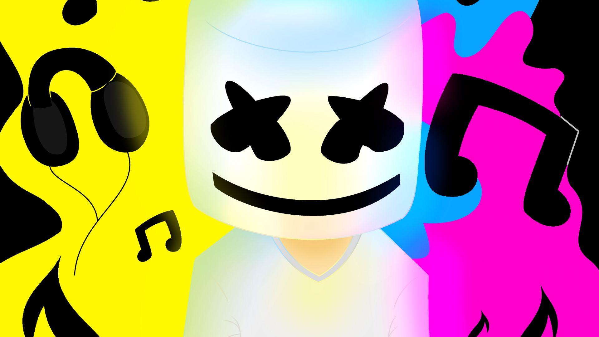 1920x1080 Desktop Wallpaper Marshmello, Music, Dj, Digital Art, Colorful, 5k, HD Image, Picture, Background, Cfb89f
