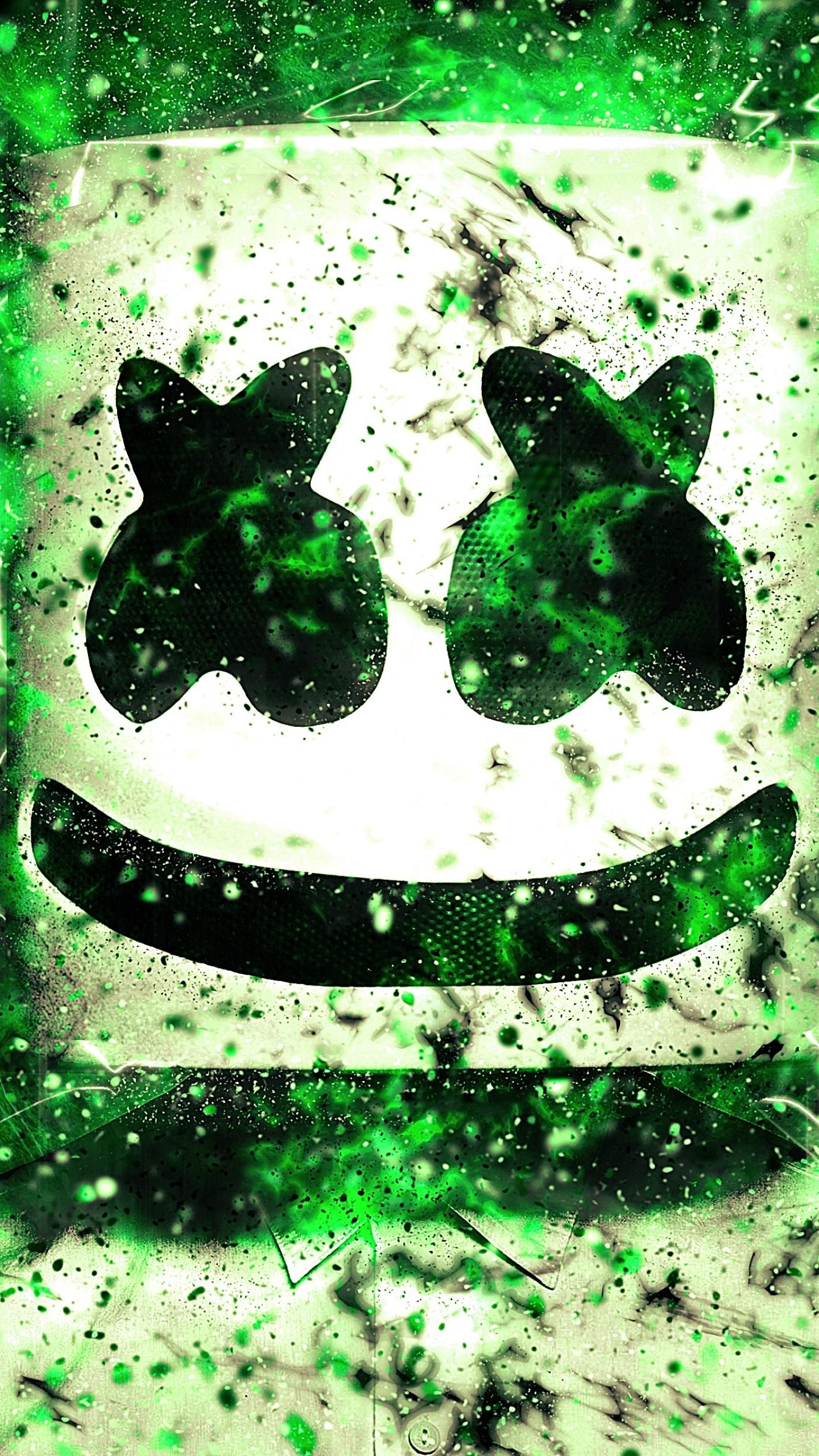 1440x2560 Marshmello Wallpaper 4K, American DJ, Abstract, Music