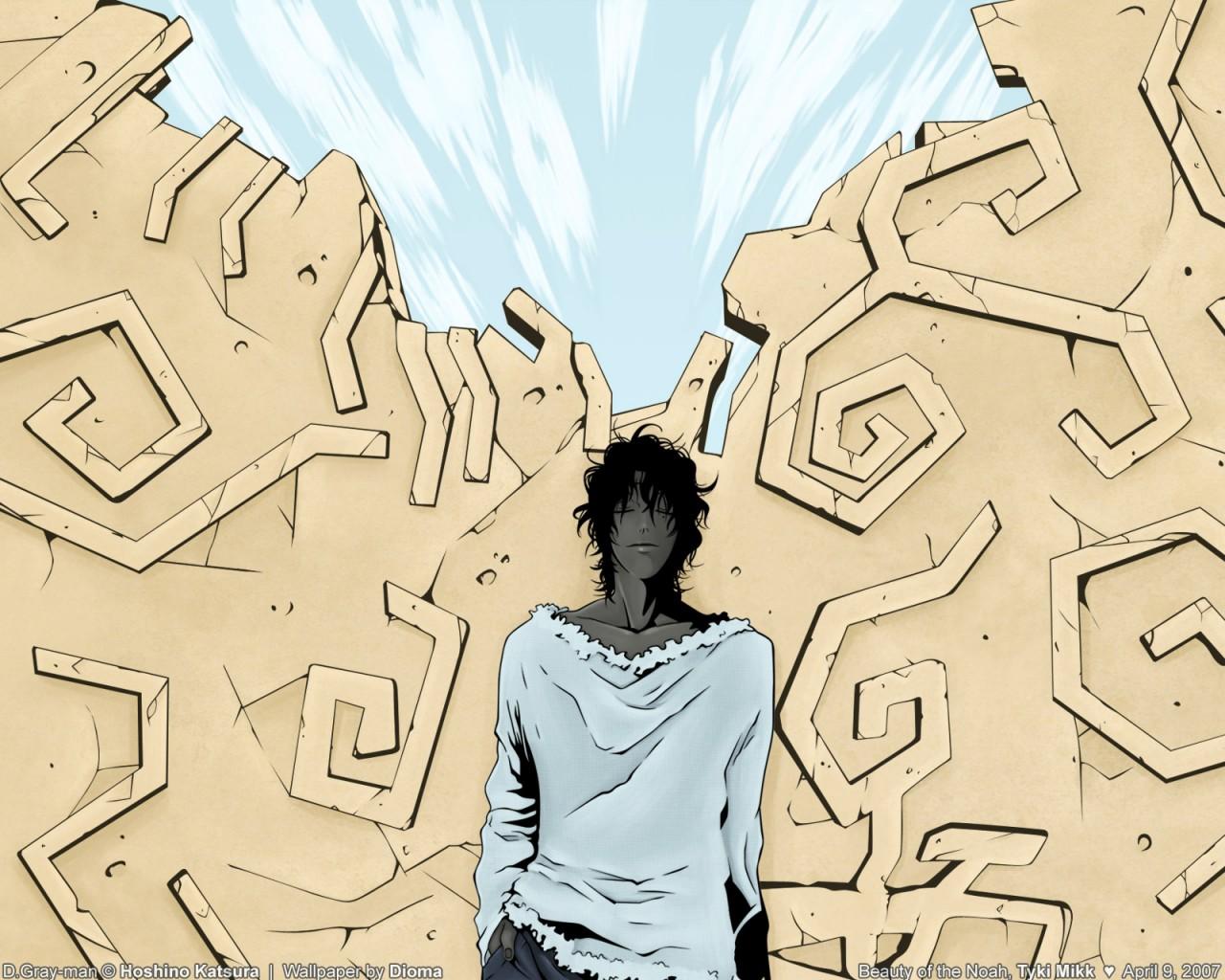 1280x1024 Black Hair D.gray Man Tyki Mikk. Konachan.com.com Anime Wallpaper