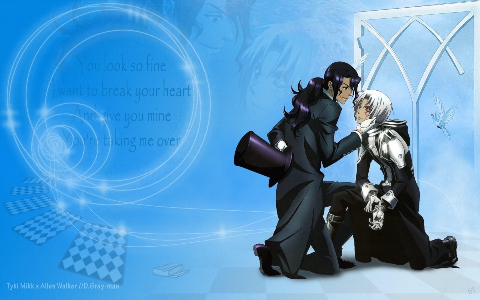 1680x1050 Wallpaper / Two, Pants, Allen Walker, Young Adult, Man, People, Standing, Lifestyles, Dgray Man, Digital Composite, Young Men, Business, Anime, Adult, Tyki Mikk, 720P Free Download