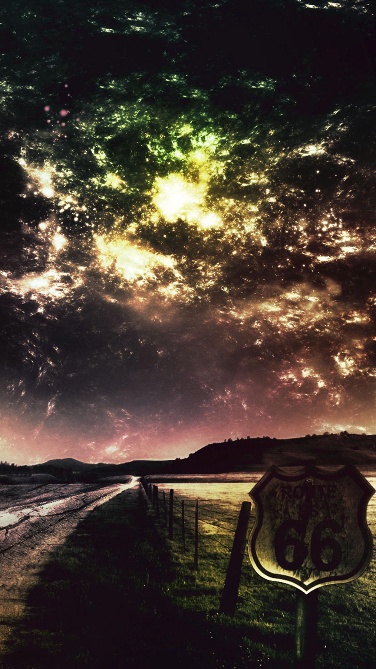 1242x2208 Route 66 (1) Wallpaper for iPhone Pro Max, X, 6