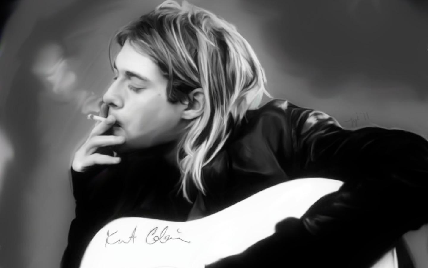 1440x900 Kurt Cobain Wallpaper