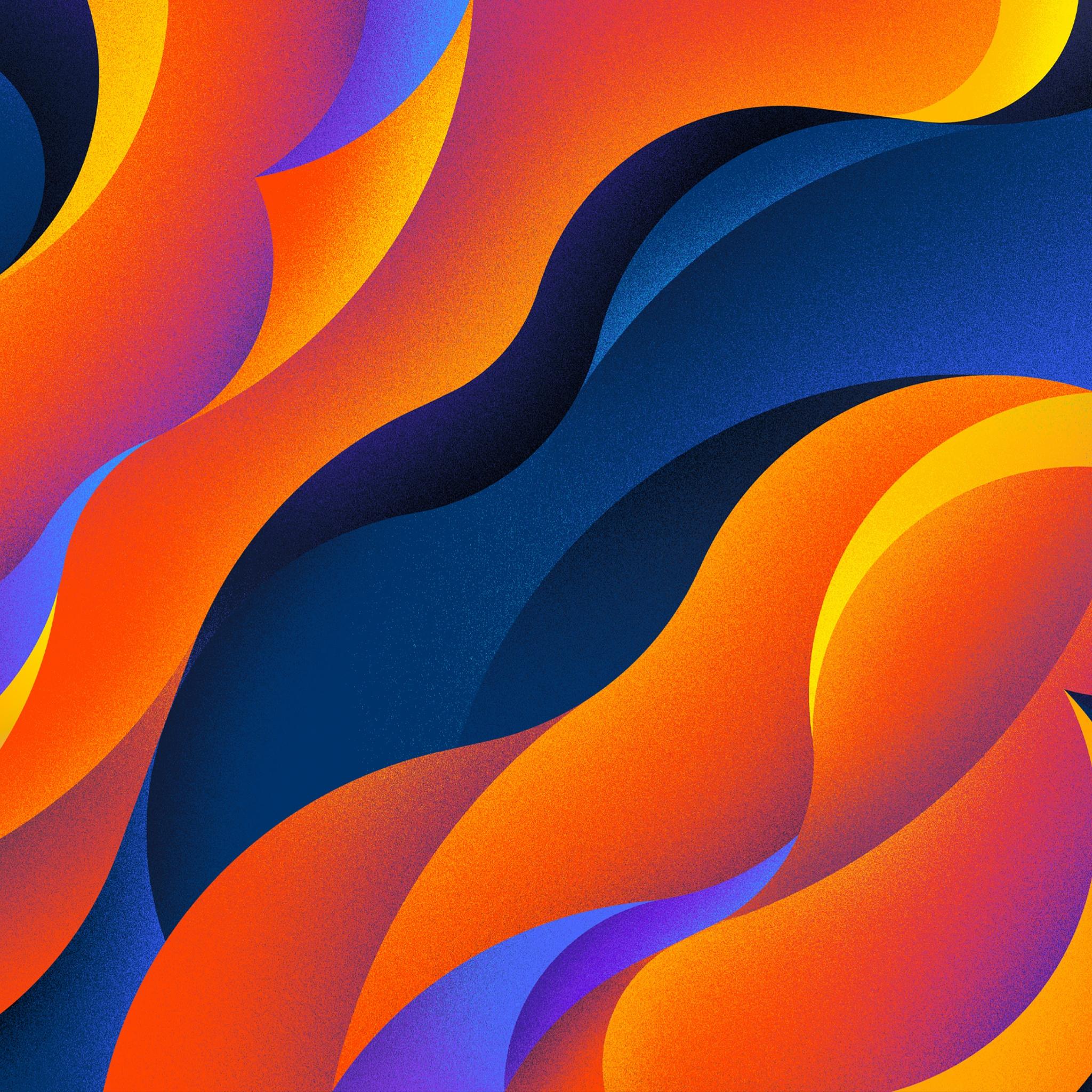 2048x2048 Colorful background Wallpaper 4K, Texture, Multicolor, Abstract