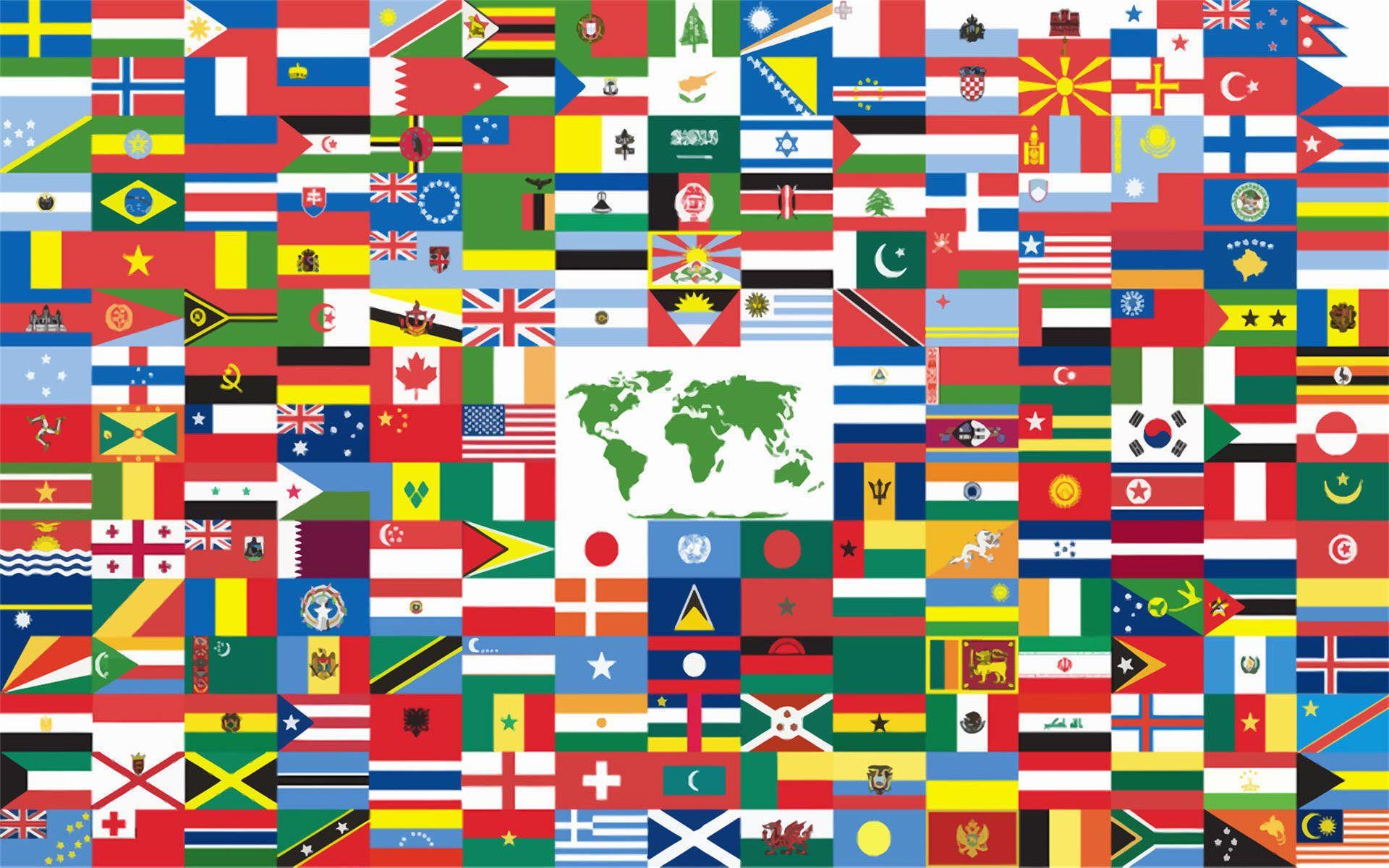 1920x1200 Flags Wallpaper