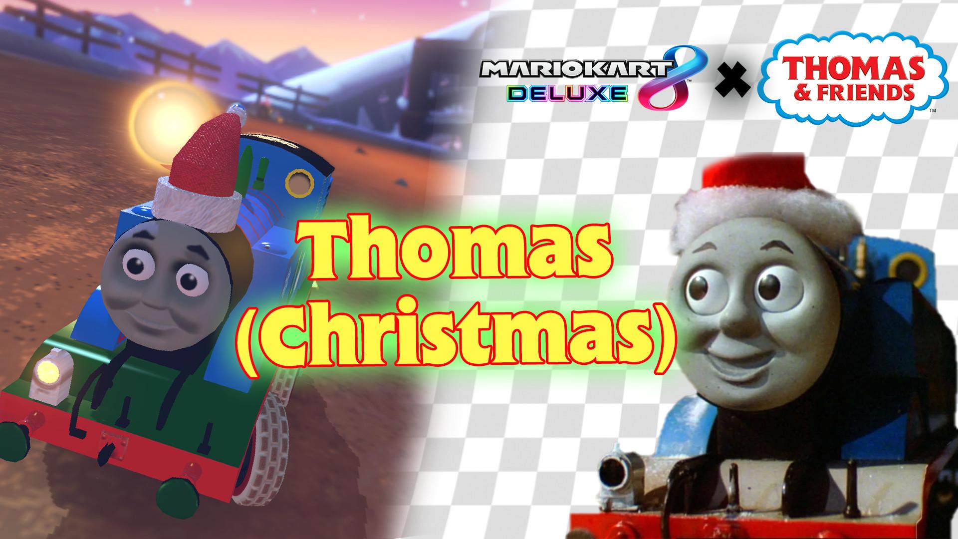 1920x1080 Thomas The Tank Engine (Christmas) [Mario Kart 8 Deluxe] [Mods]