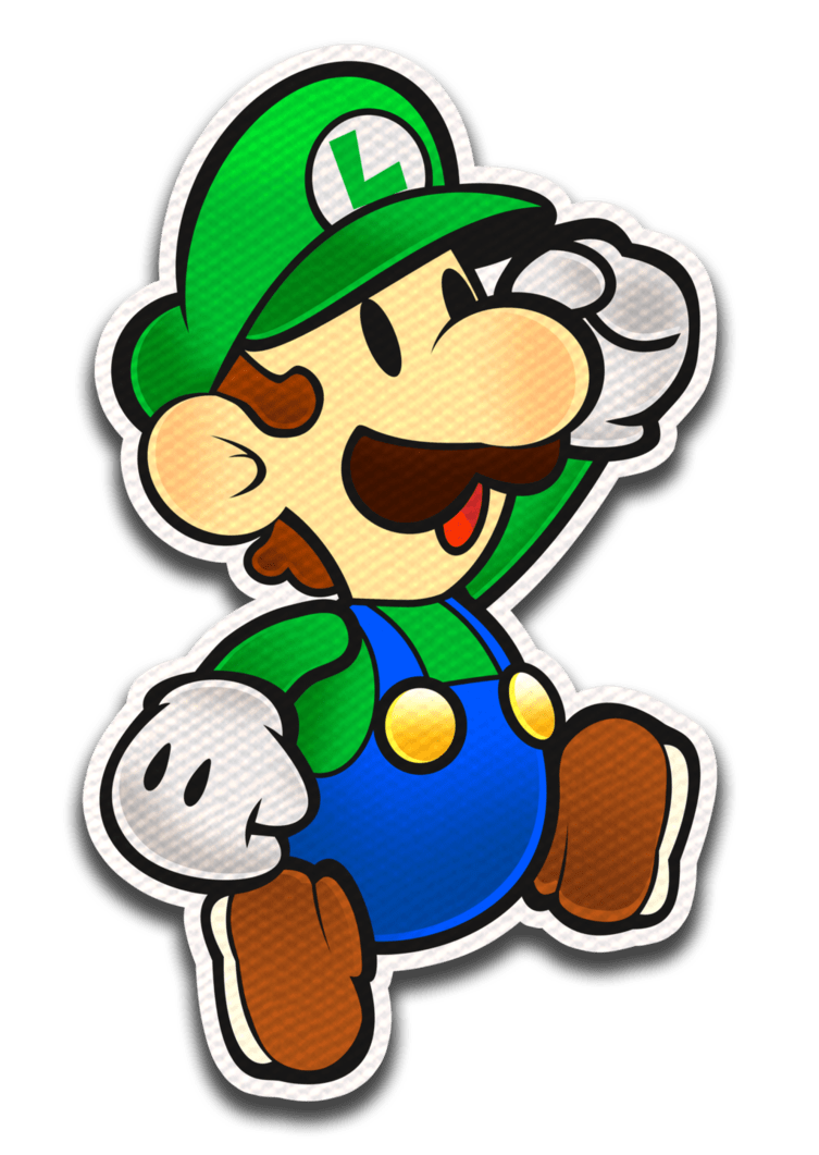 753x1061 Paper Luigi- Color Splash Style. Super mario art, Luigi, Paper mario color splash