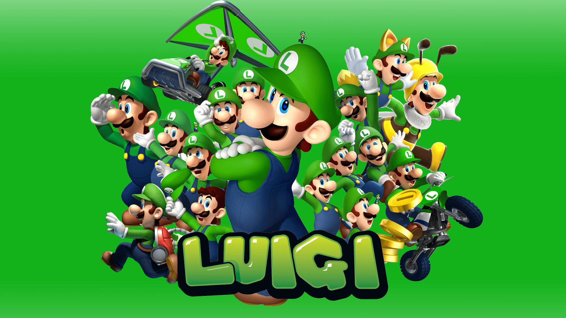 1920x1080 Luigi Wallpaper
