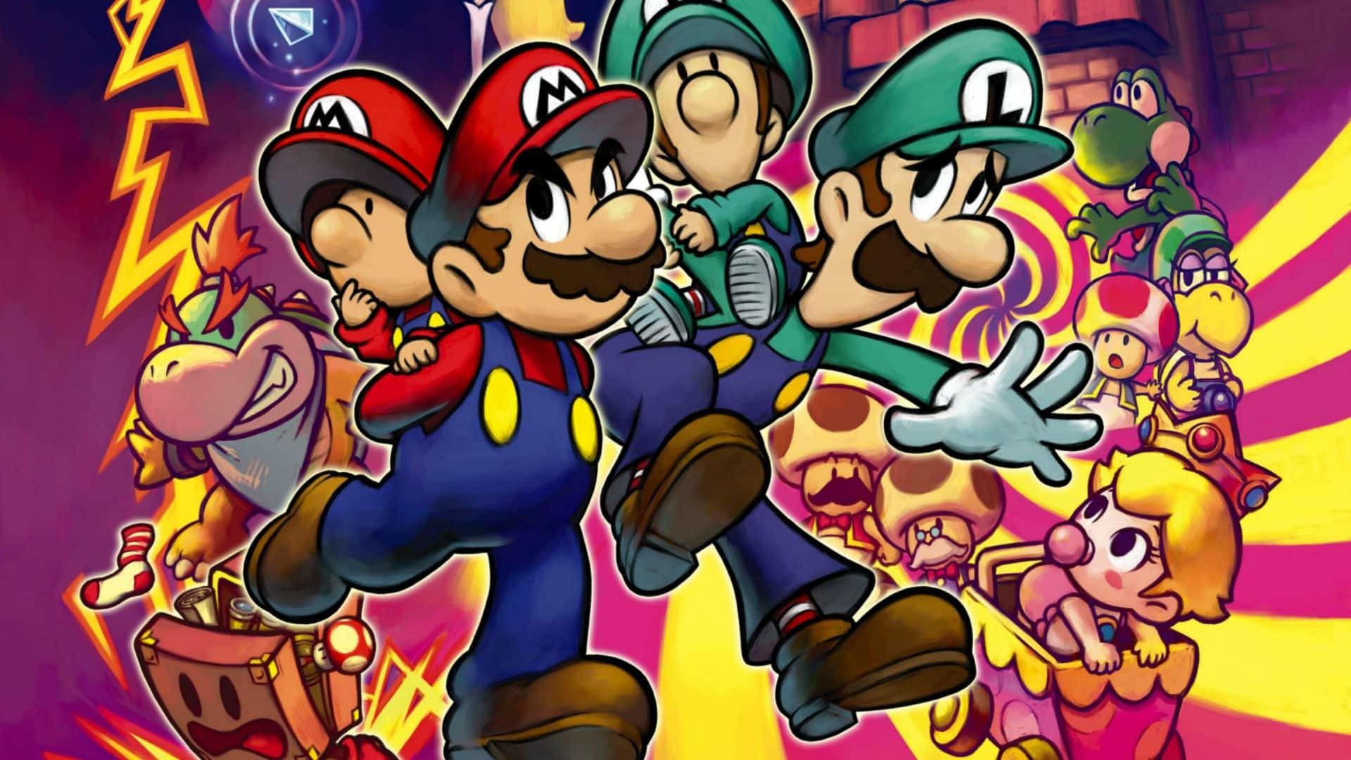 1920x1080 Mario And Luigi Wallpaper