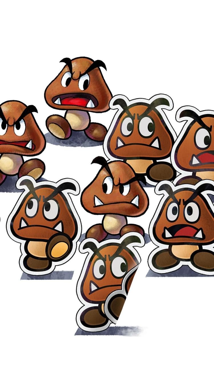 750x1334 Mario and Luigi: Paper Jam phone wallpaper 1080P, 2k, 4k Full HD Wallpaper, Background Free Download