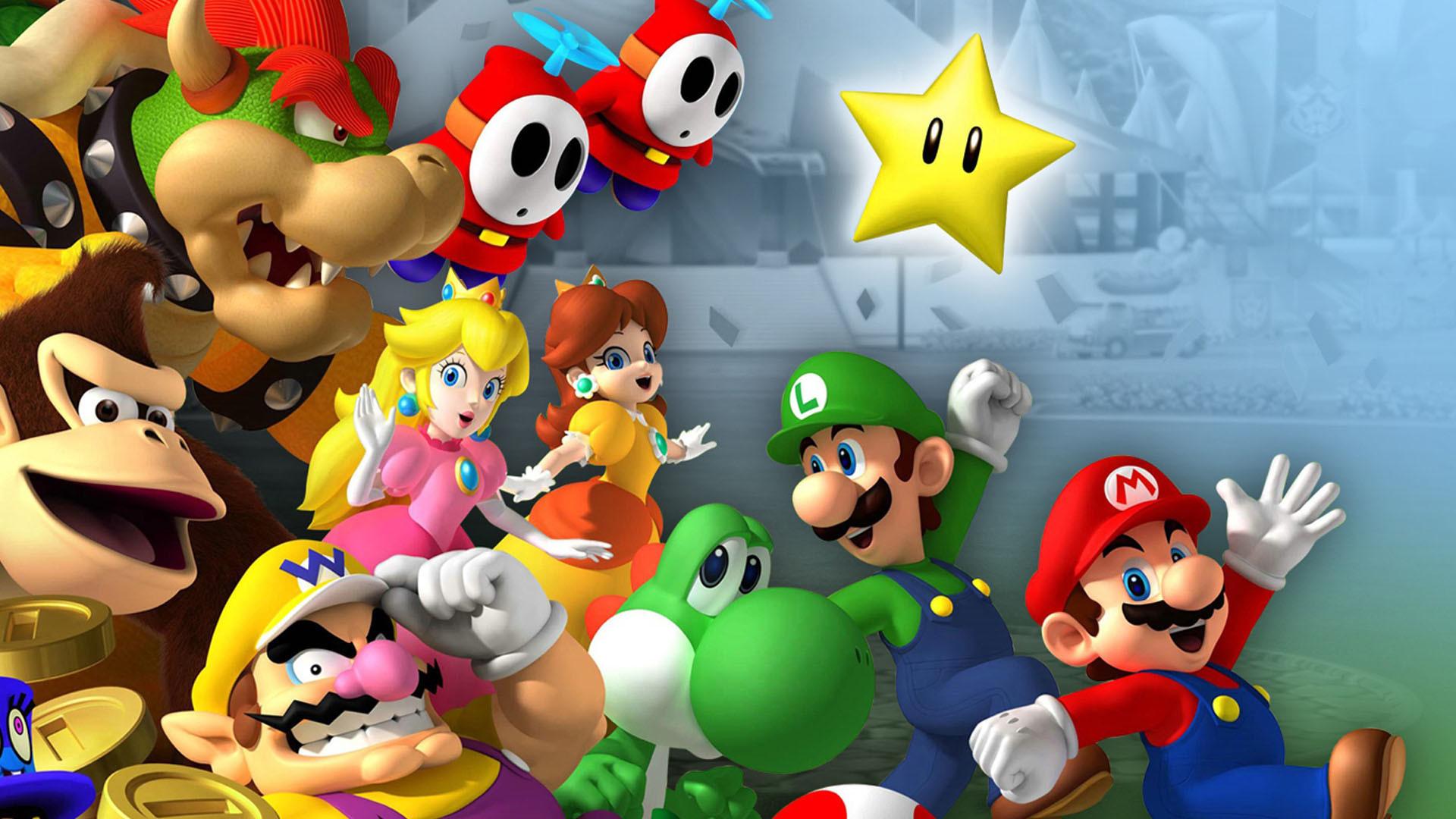 1920x1080 Mario and Luigi Background