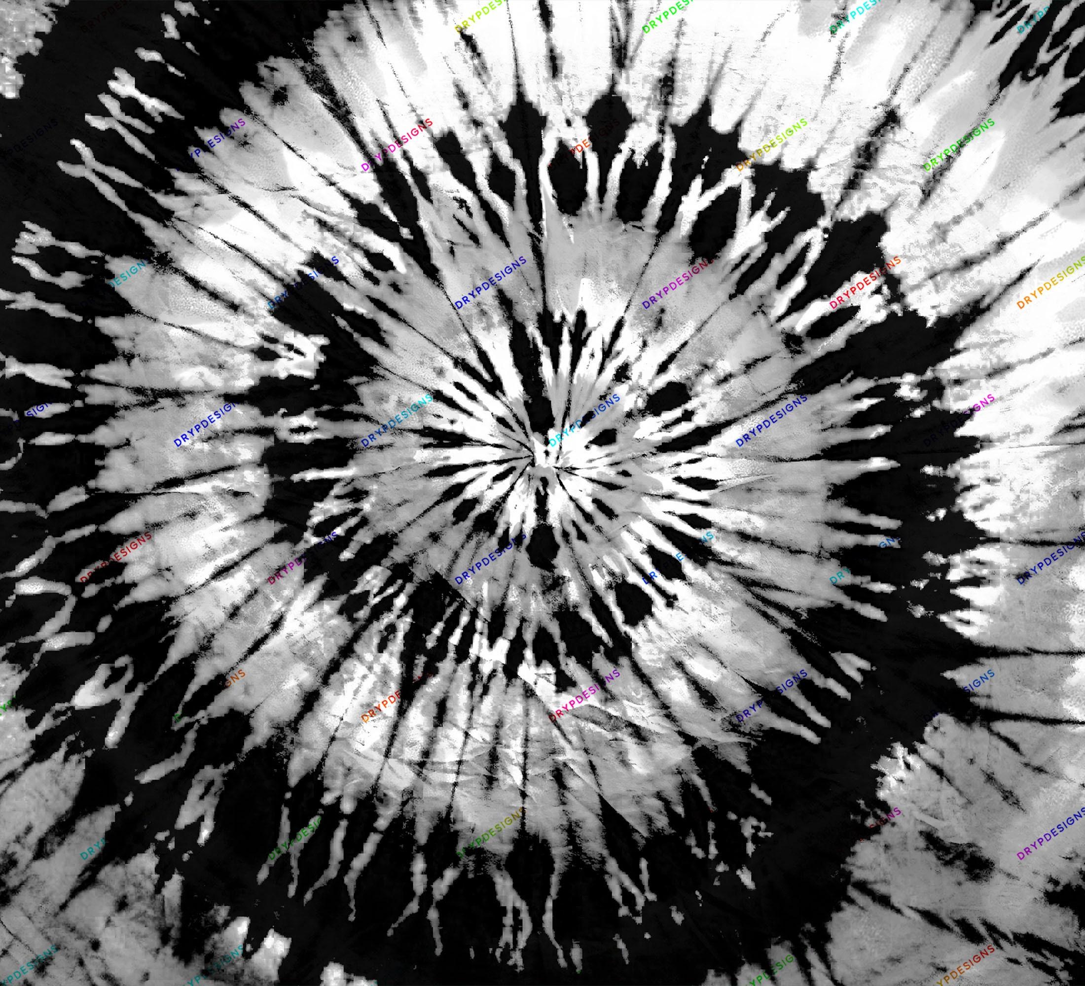 2200x2000 Black White Distressed Tiedye Digital Paper Background