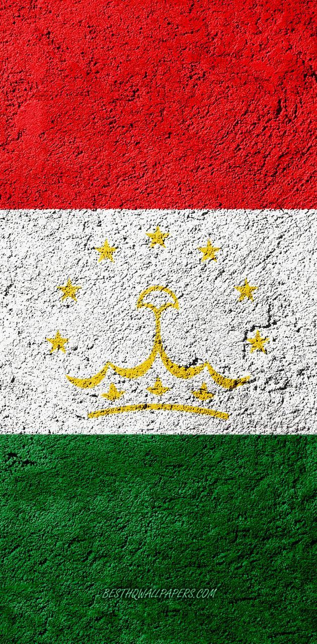 630x1280 Tajikistan flag wallpaper
