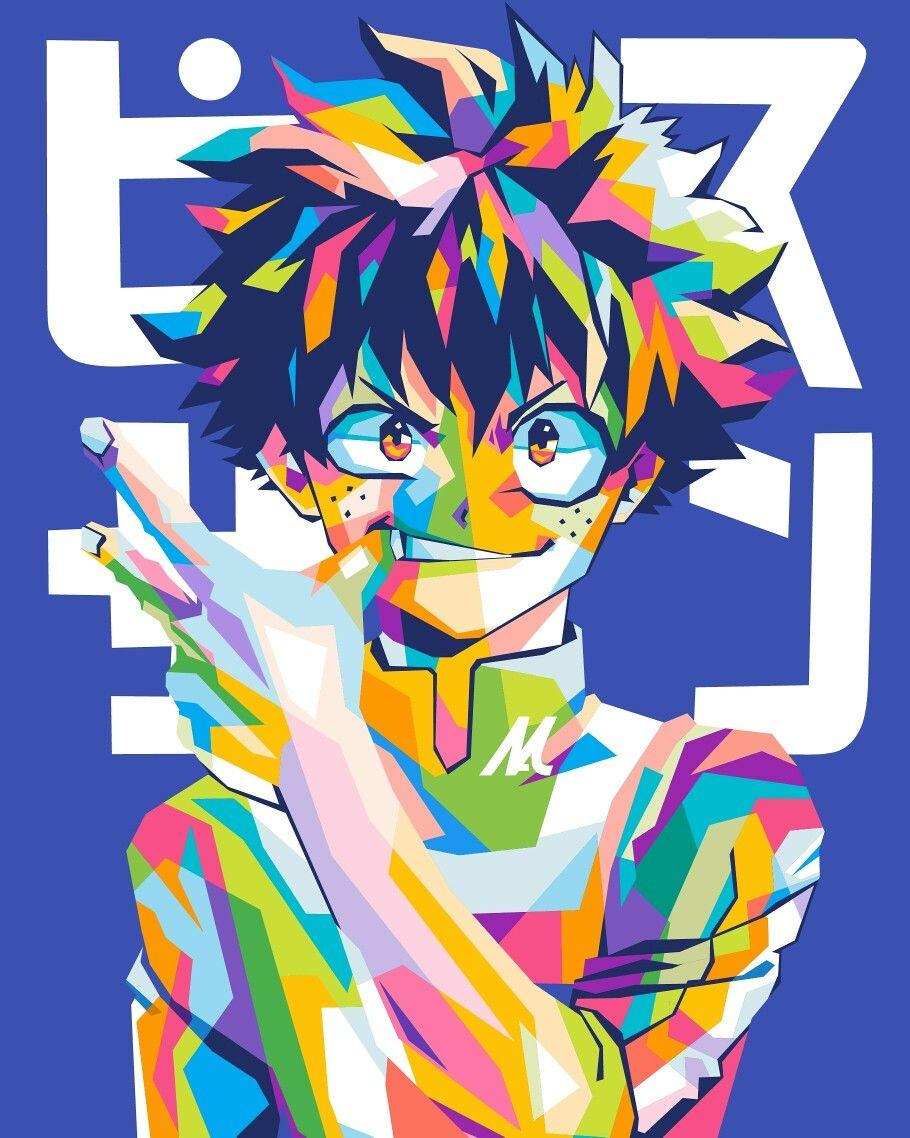 910x1138 Anime Pop Art Wallpaper