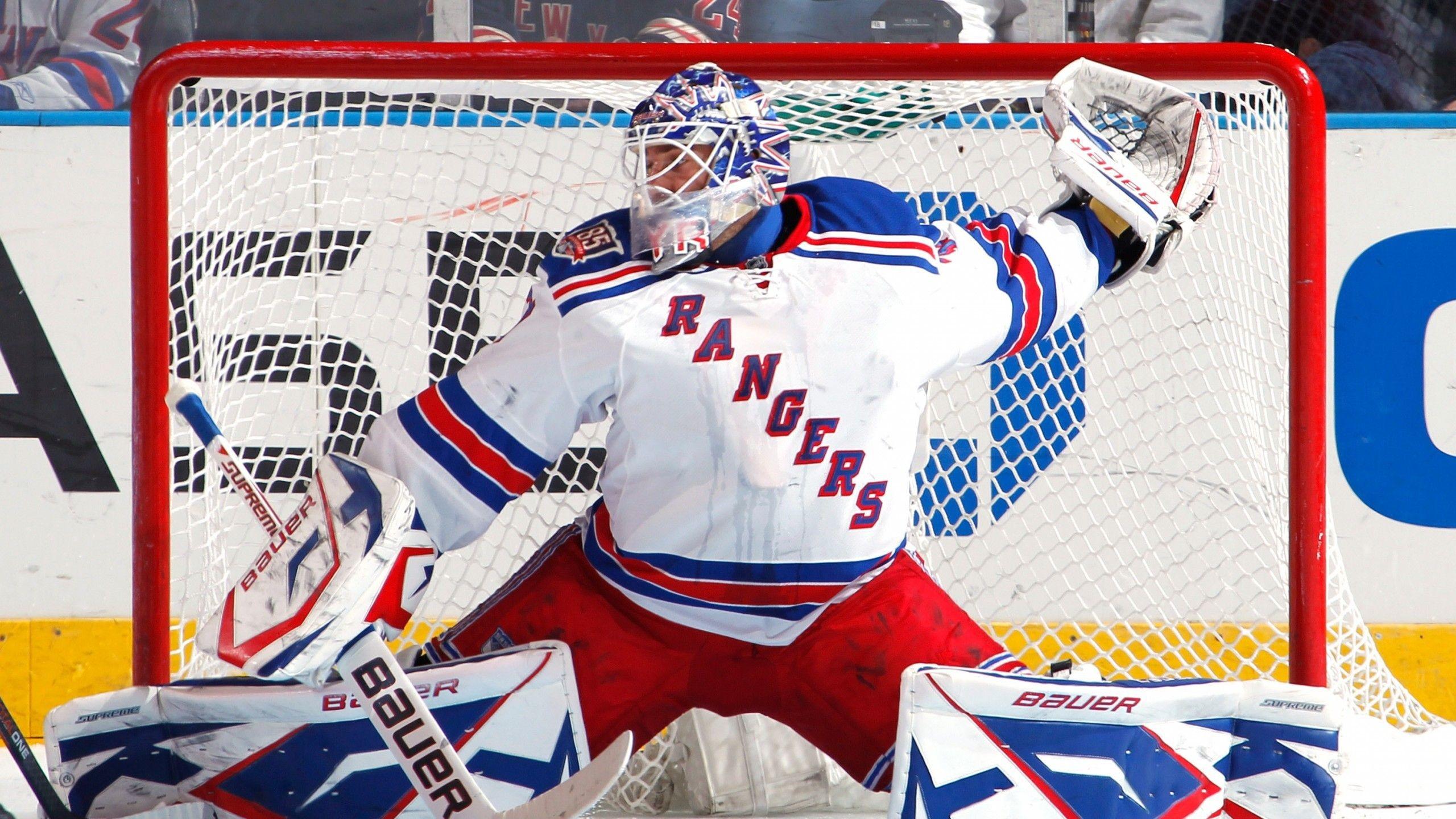 2560x1440 NHL New York Rangers Hockey Player Henrik Ludqvist wallpaper HD. Download Wallpaper. Rangers hockey, Ice hockey and Henrik lundqvist