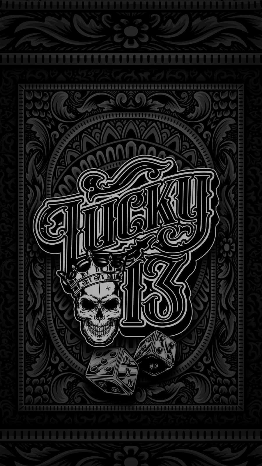 900x1600 Lucky 13 HD IPhone Wallpaper Wallpaper : iPhone Wallpaper