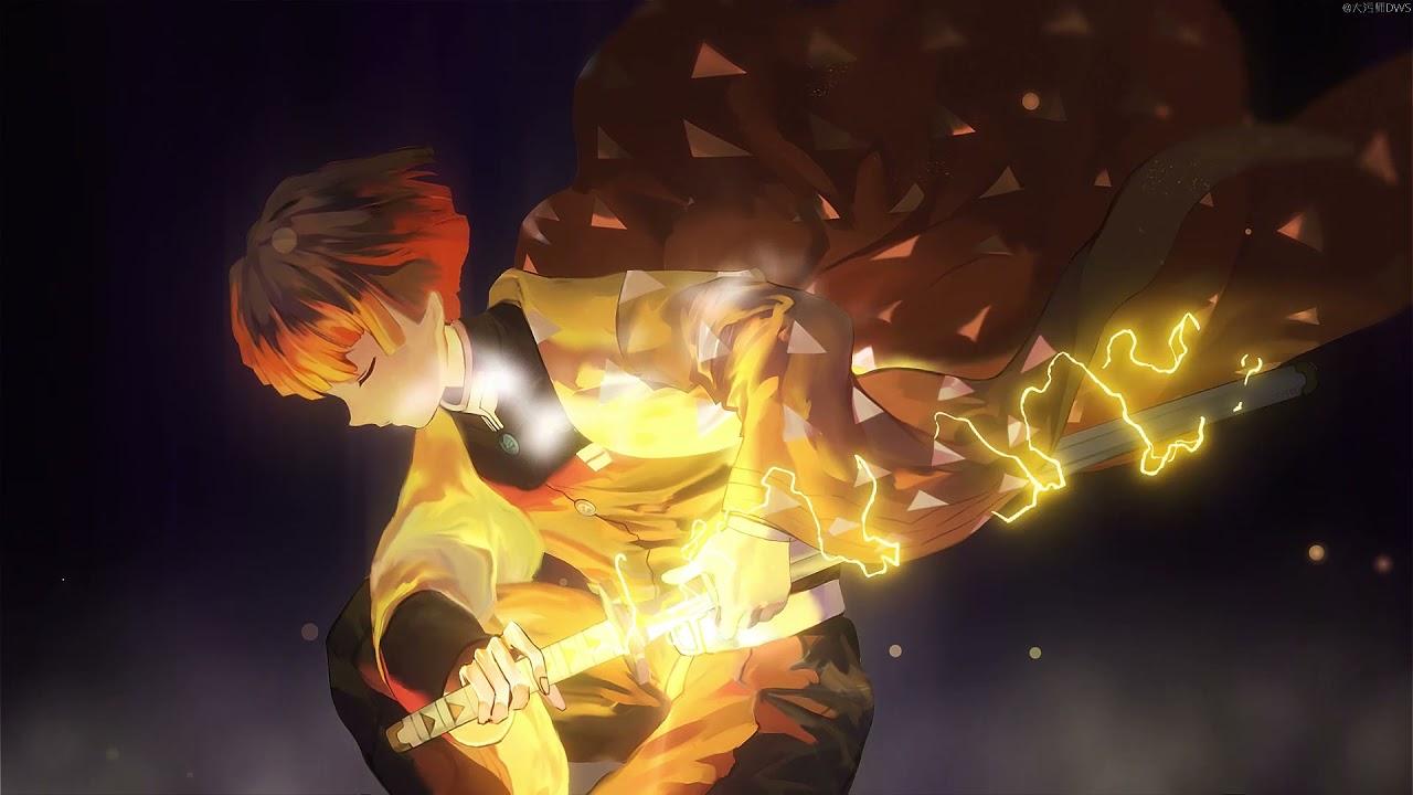 1280x720 Zenitsu Agatsuma 4k Live Wallpaper. Demon Slayer. Anime Live Wallpaper