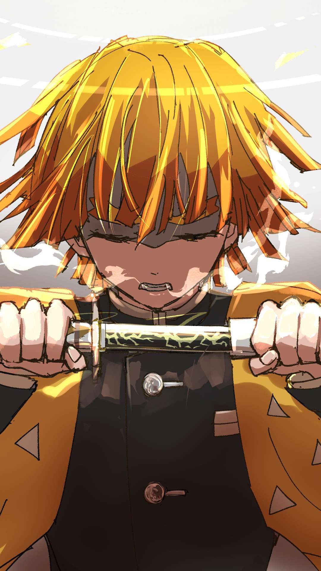 1080x1920 Zenitsu Wallpaper for iPhone and Android