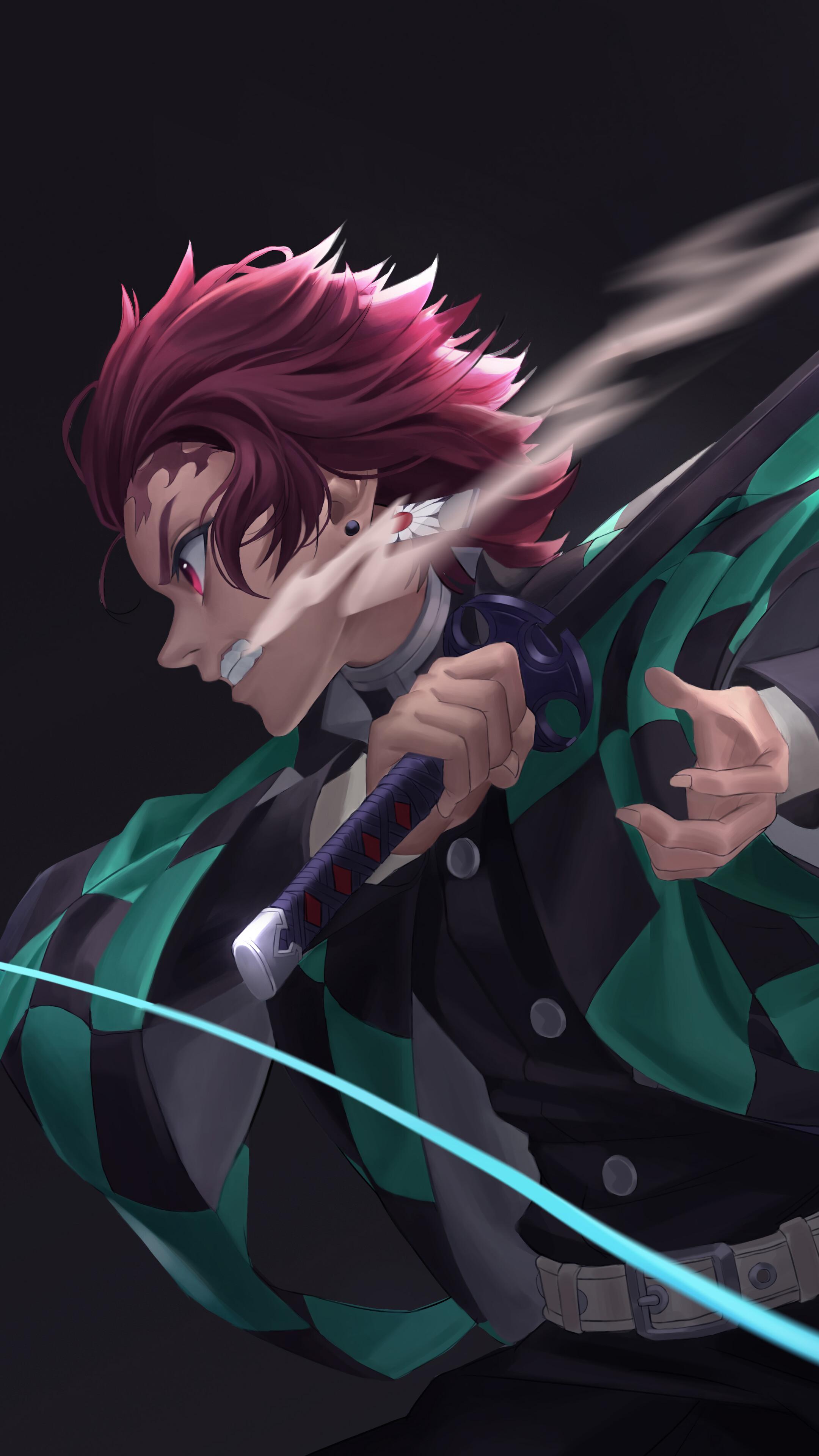 2160x3840 Tanjiro, Kimetsu no Yaiba, 4k Gallery HD Wallpaper