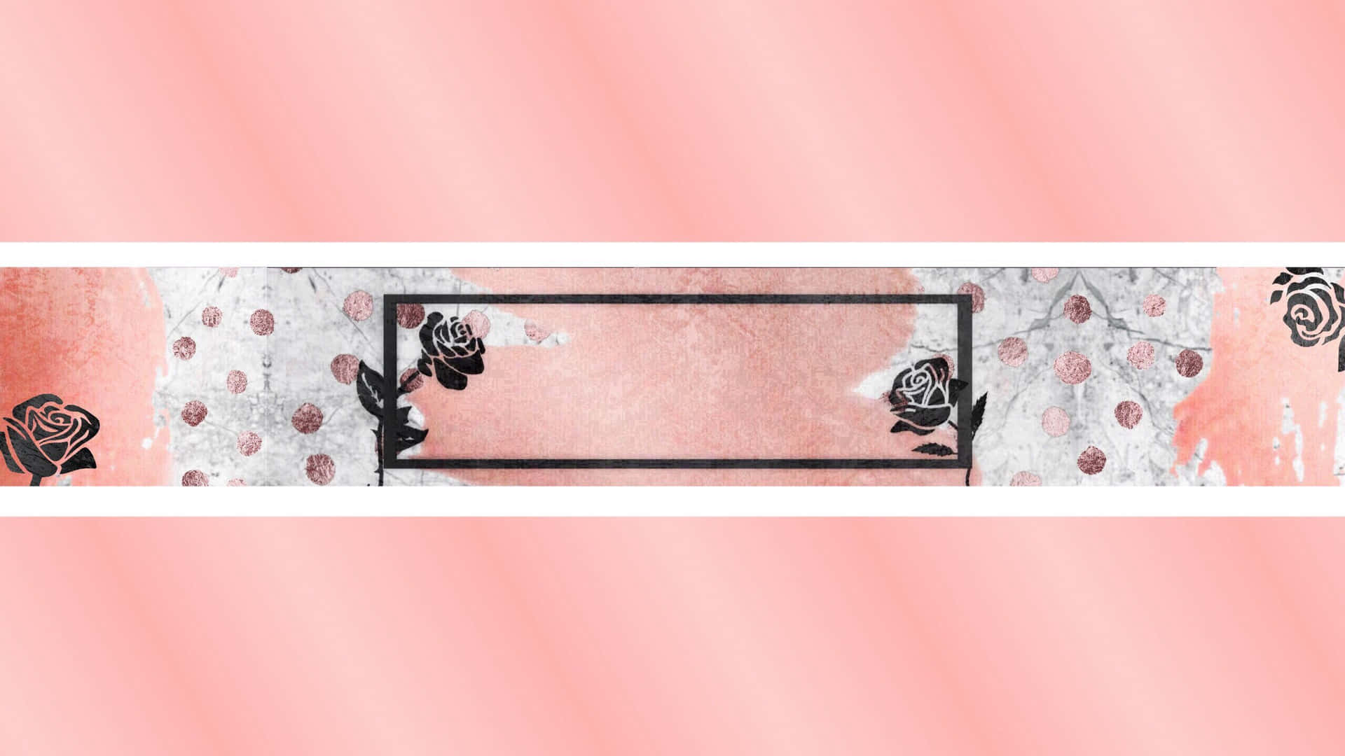 1920x1080 Download A Pink And Black Background With Roses On It