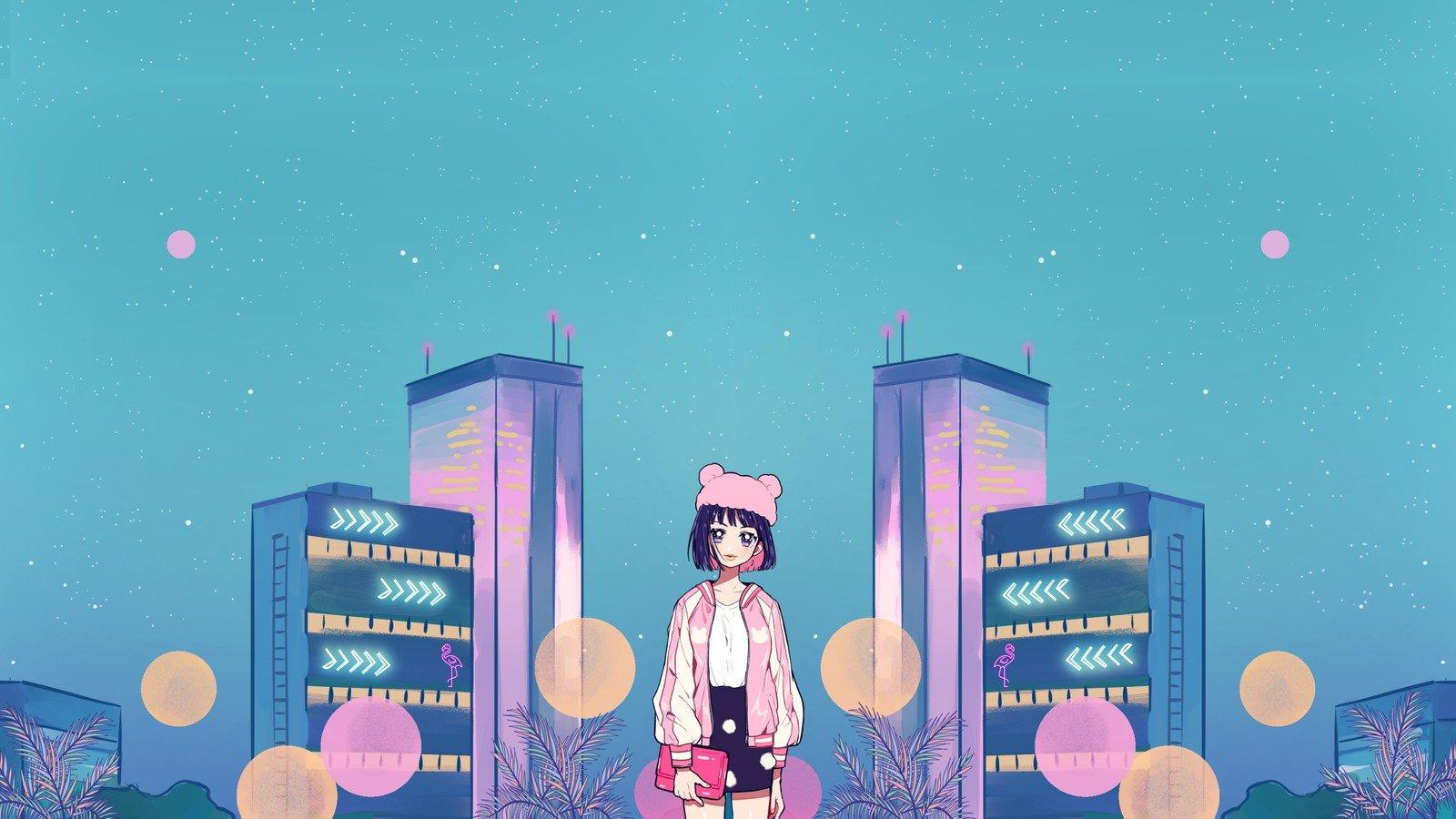 1600x900 Free customizable anime desktop wallpaper templates