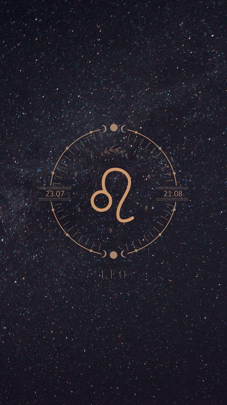 736x1308 Leo Zodiac Phone Background