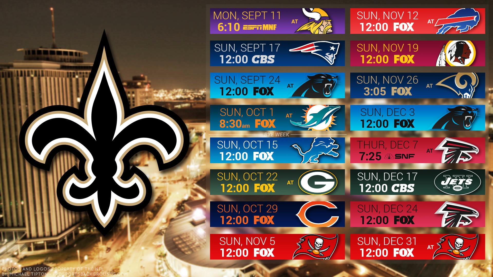 1920x1080 New Orleans Saints Wallpaper 2018