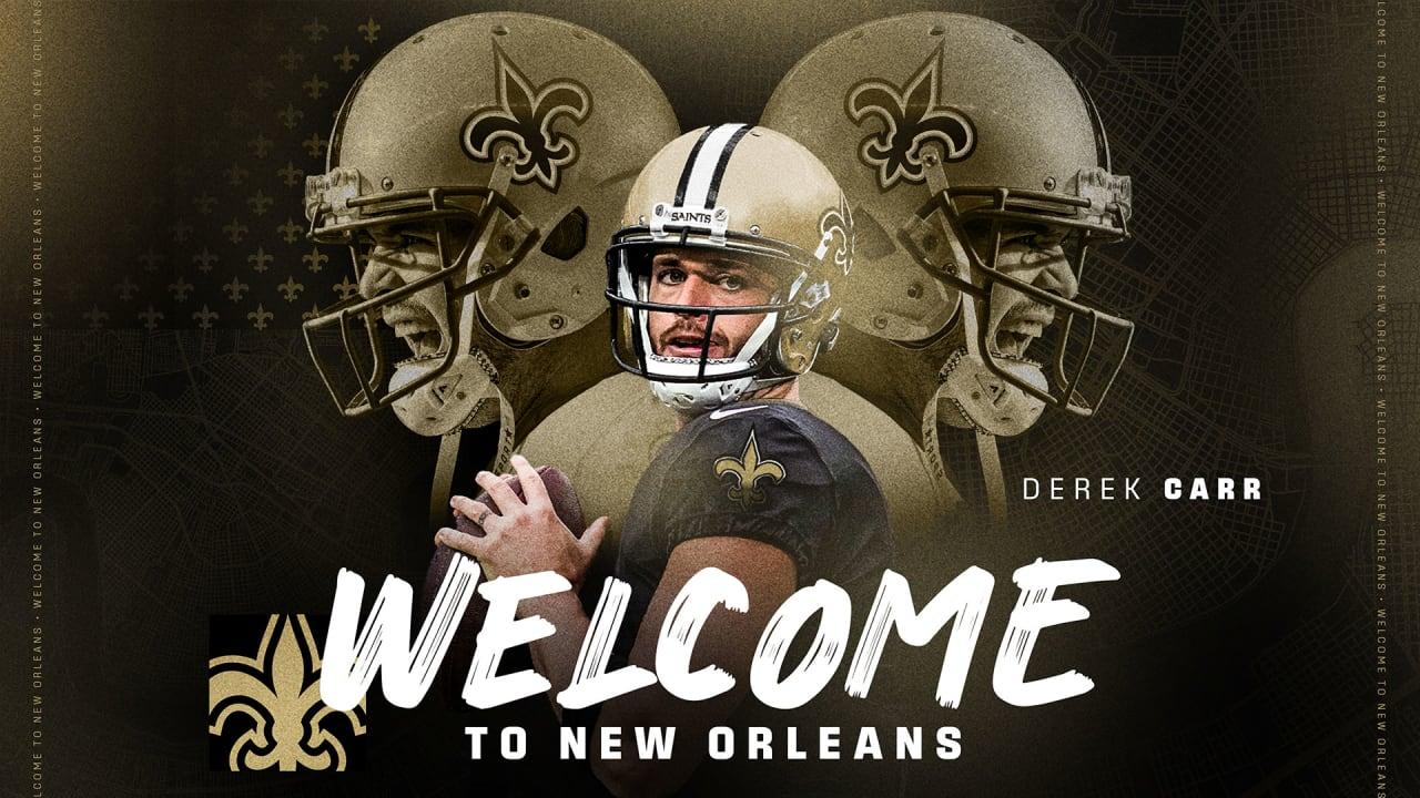 1280x720 New Orleans Saints Agree To Terms With Quarterback Derek Carr On Four Year Contract