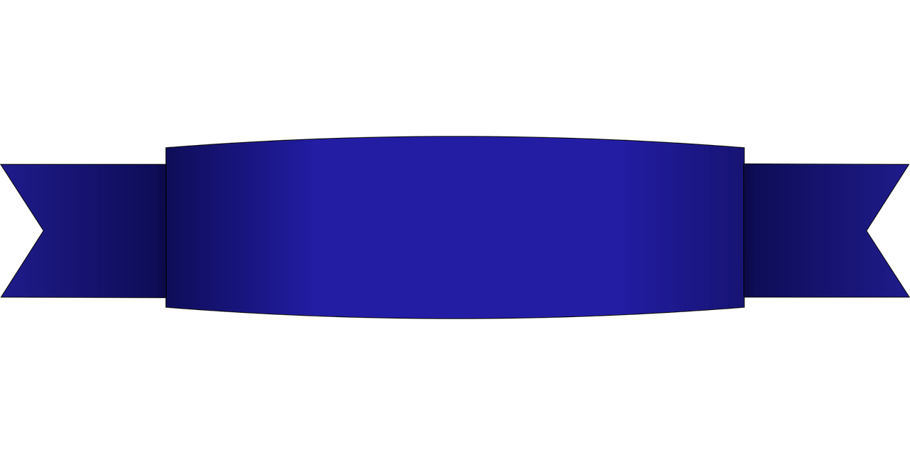 1280x640 Download free photo of Ribbon, banner, blue, flag, blue ribbon